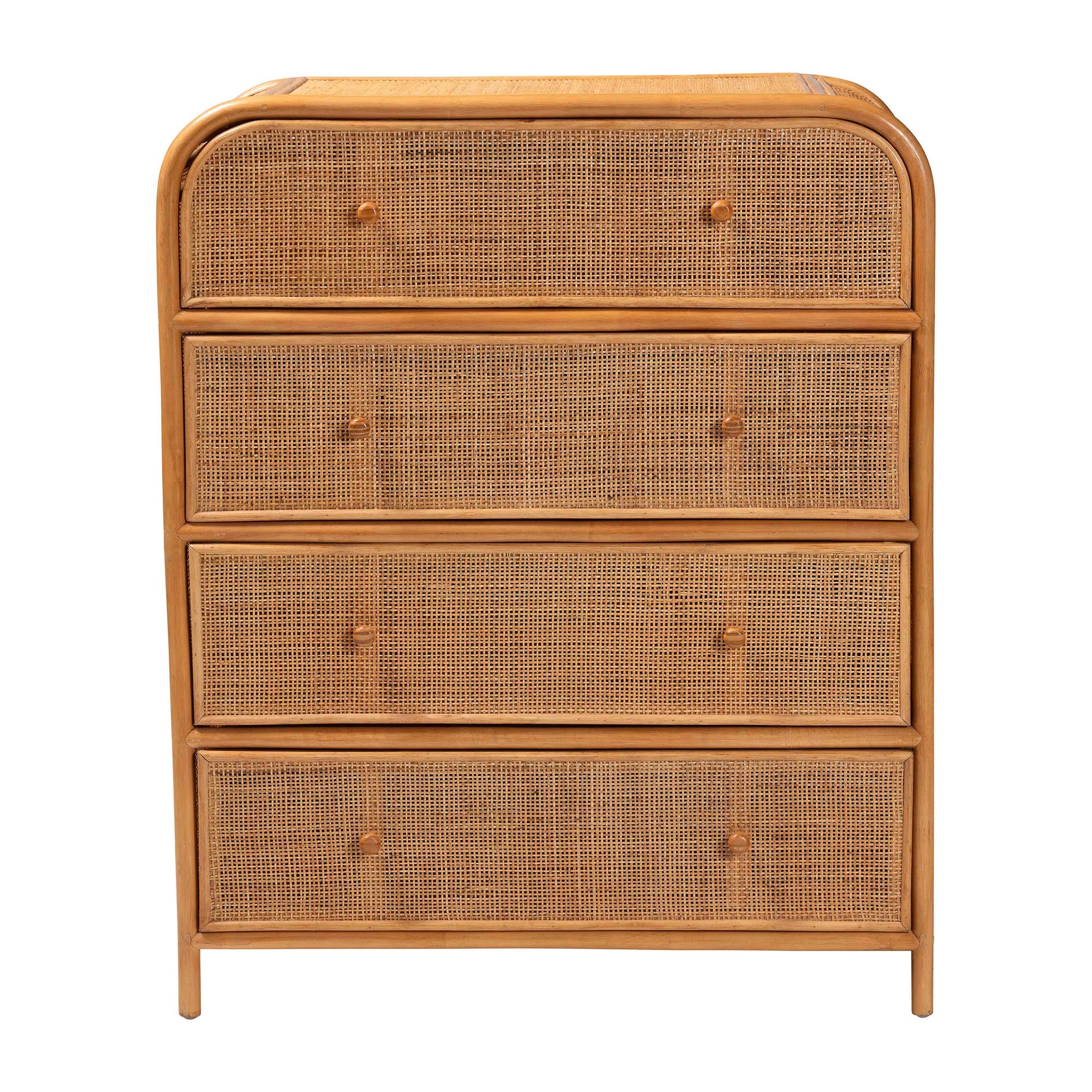 Bali & Pari Sampit Rattan 4-Drawer Storage Cabinet