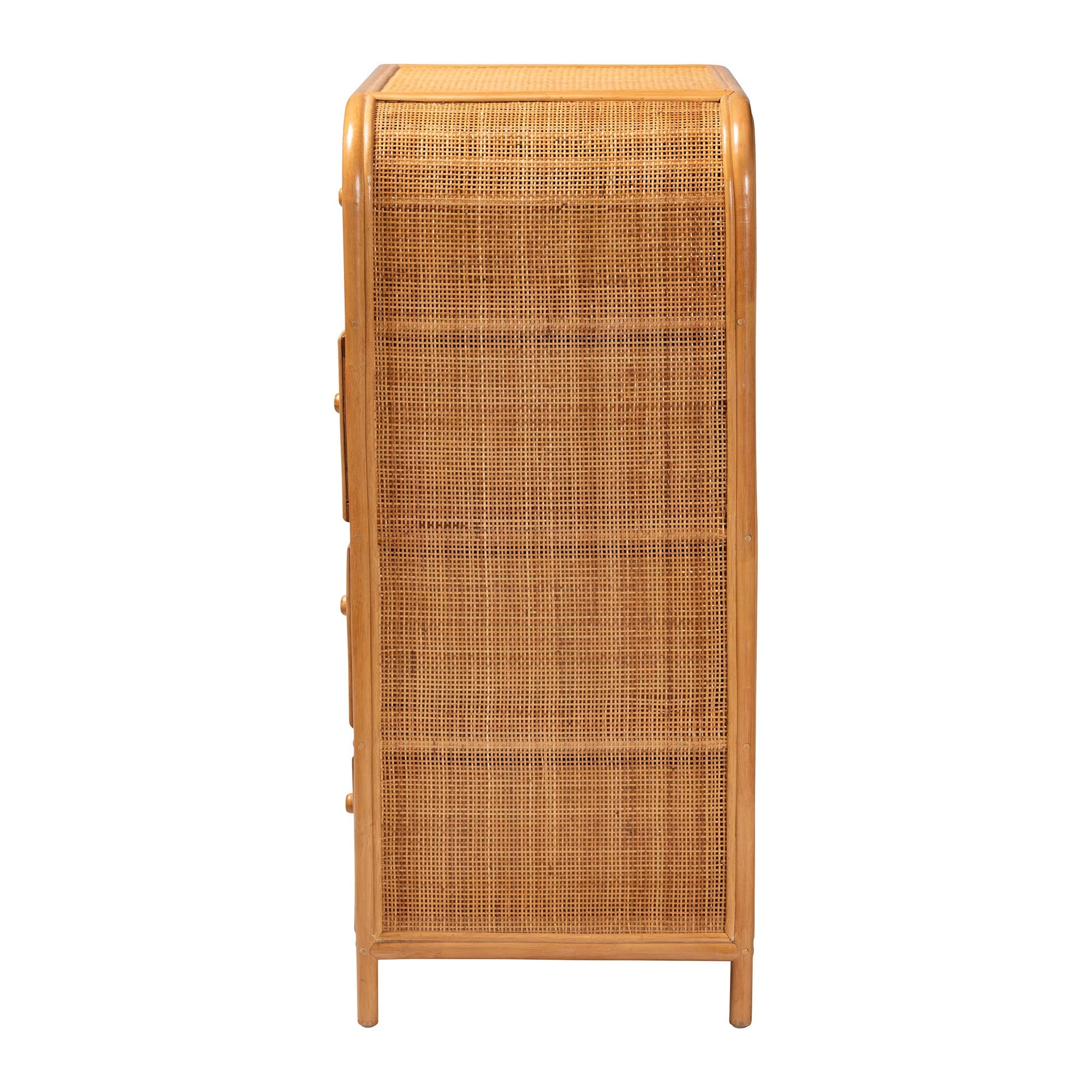 Bali & Pari Sampit Rattan 4-Drawer Storage Cabinet