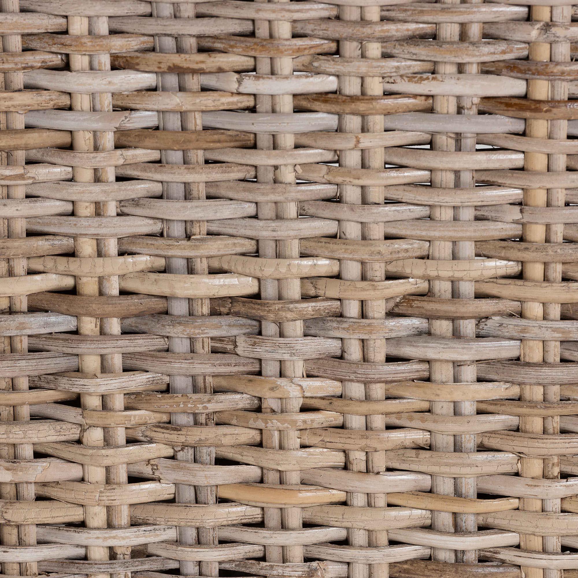 bali & pari Nevina Bohemian Kubu Rattan and Mango Wood Dining Chair