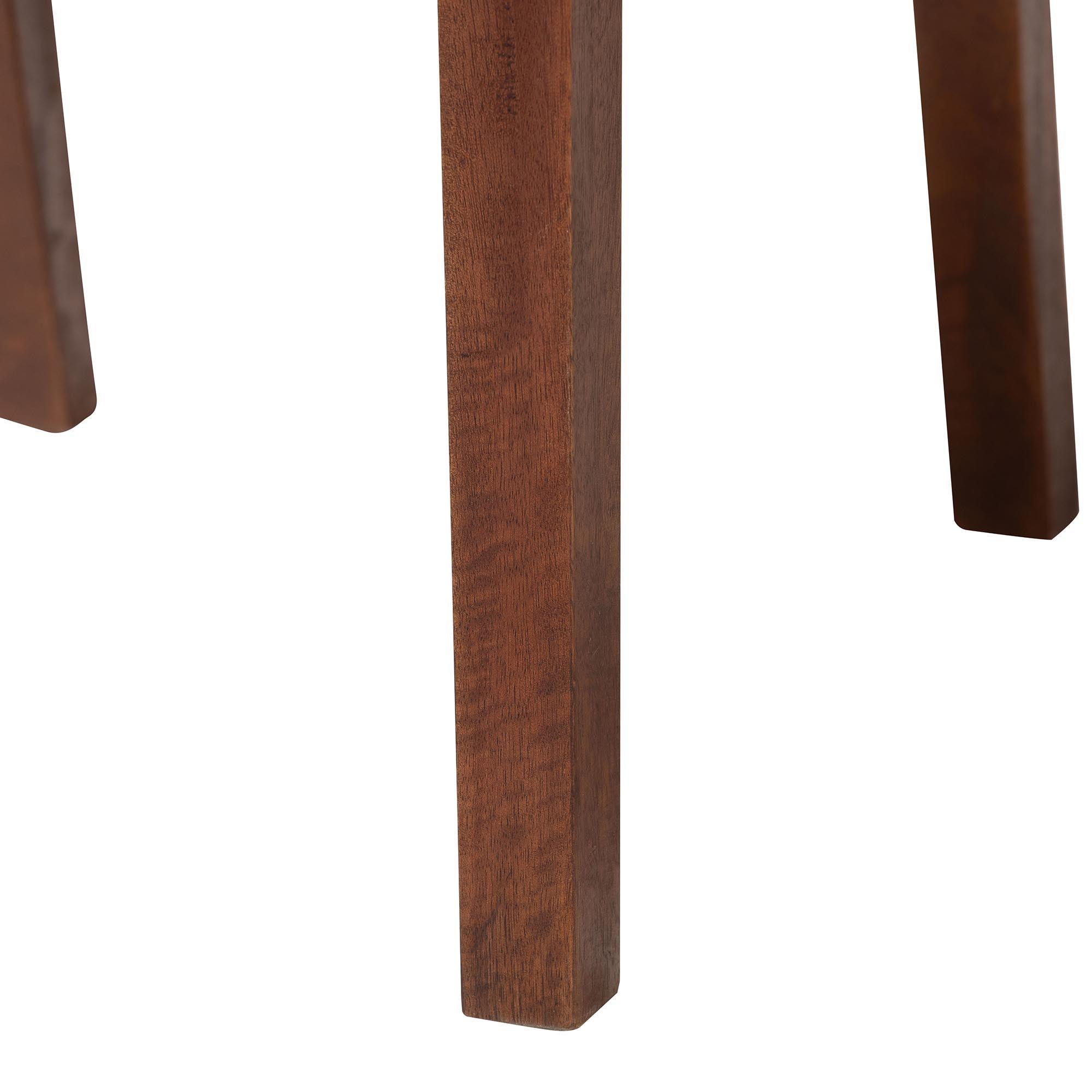 bali & pari Cordoba Bohemian Seagrass and Mahogany Wood 2-Piece Dining Chair