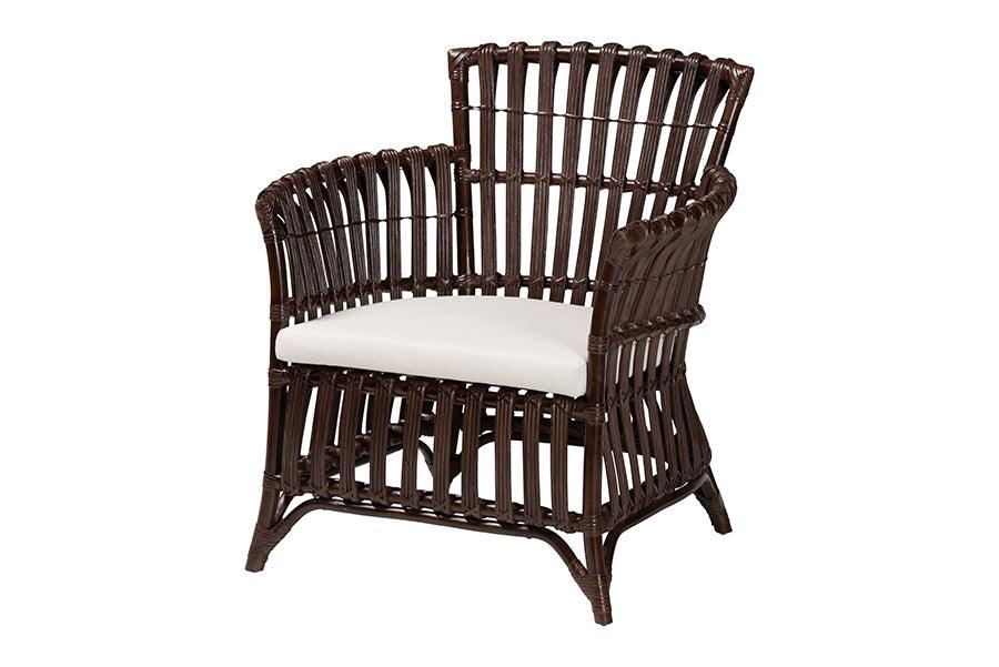 bali & pari Brooklyn Bohemian Very Rattan Arm Chair