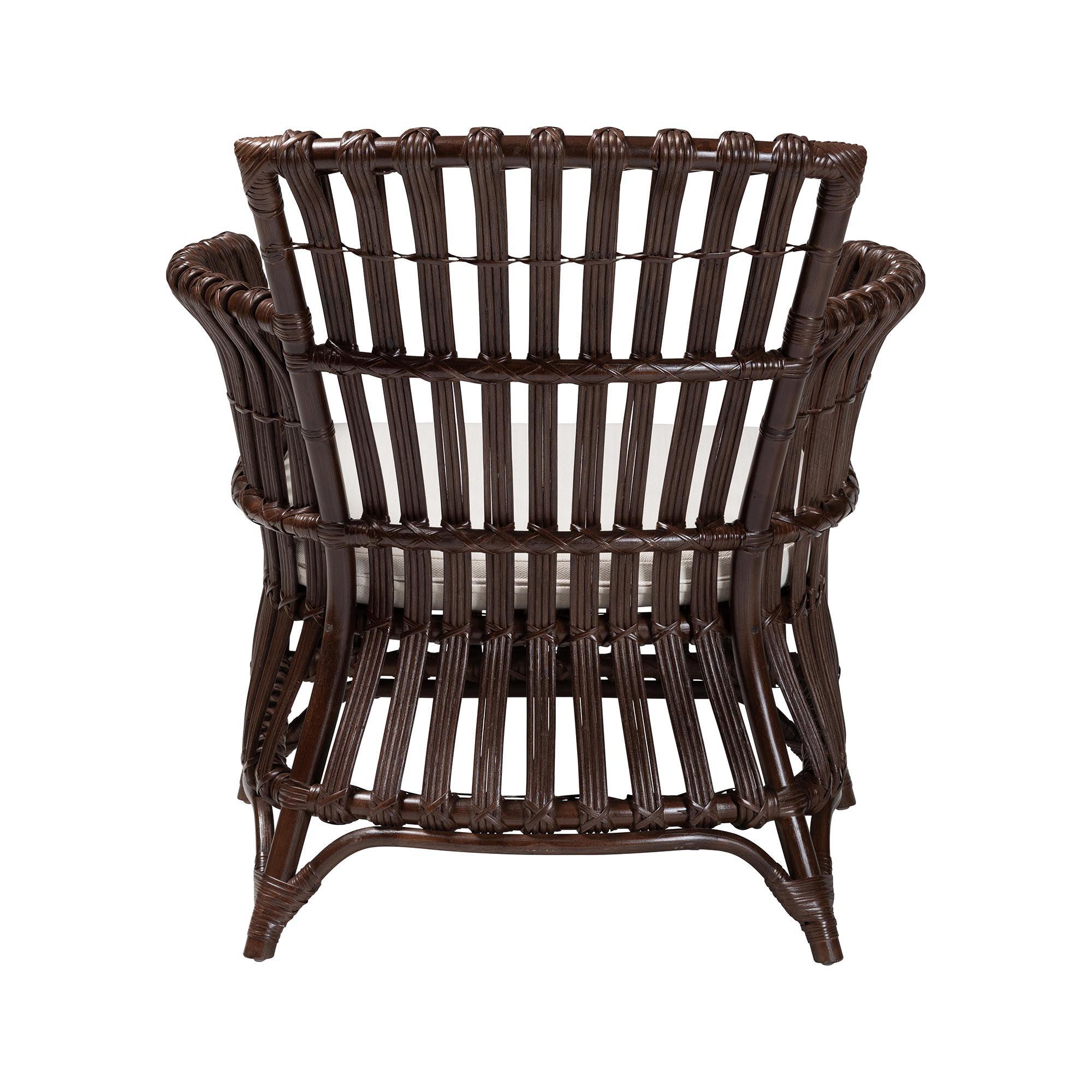bali & pari Brooklyn Bohemian Very Rattan Arm Chair