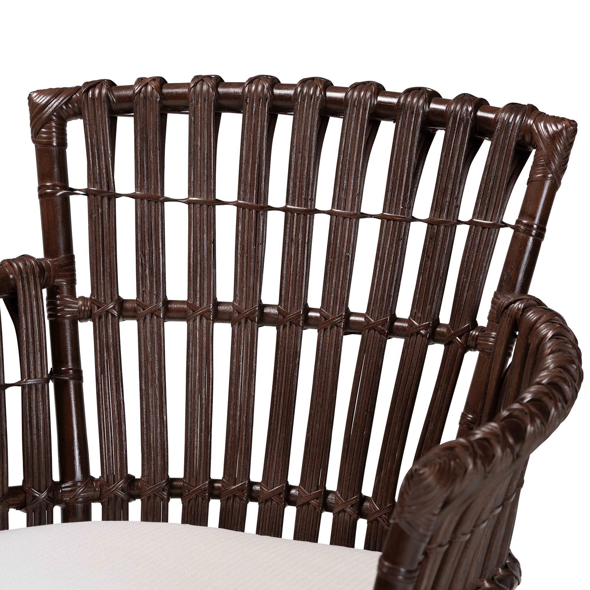bali & pari Brooklyn Bohemian Very Rattan Arm Chair