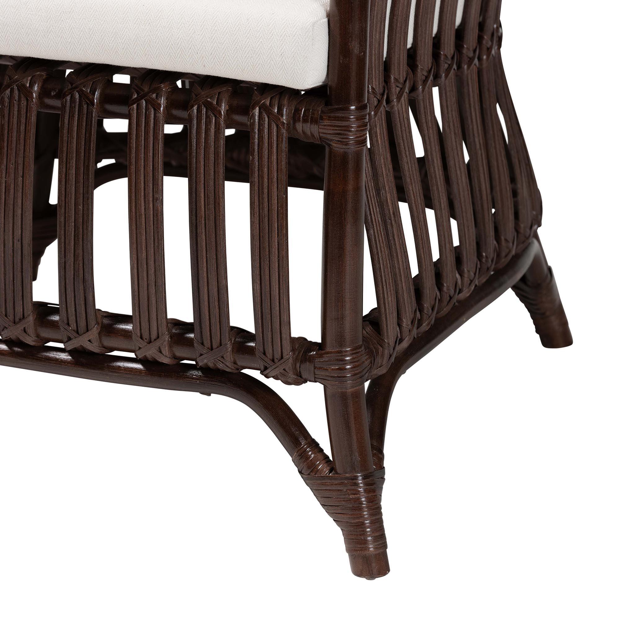 bali & pari Brooklyn Bohemian Very Rattan Arm Chair