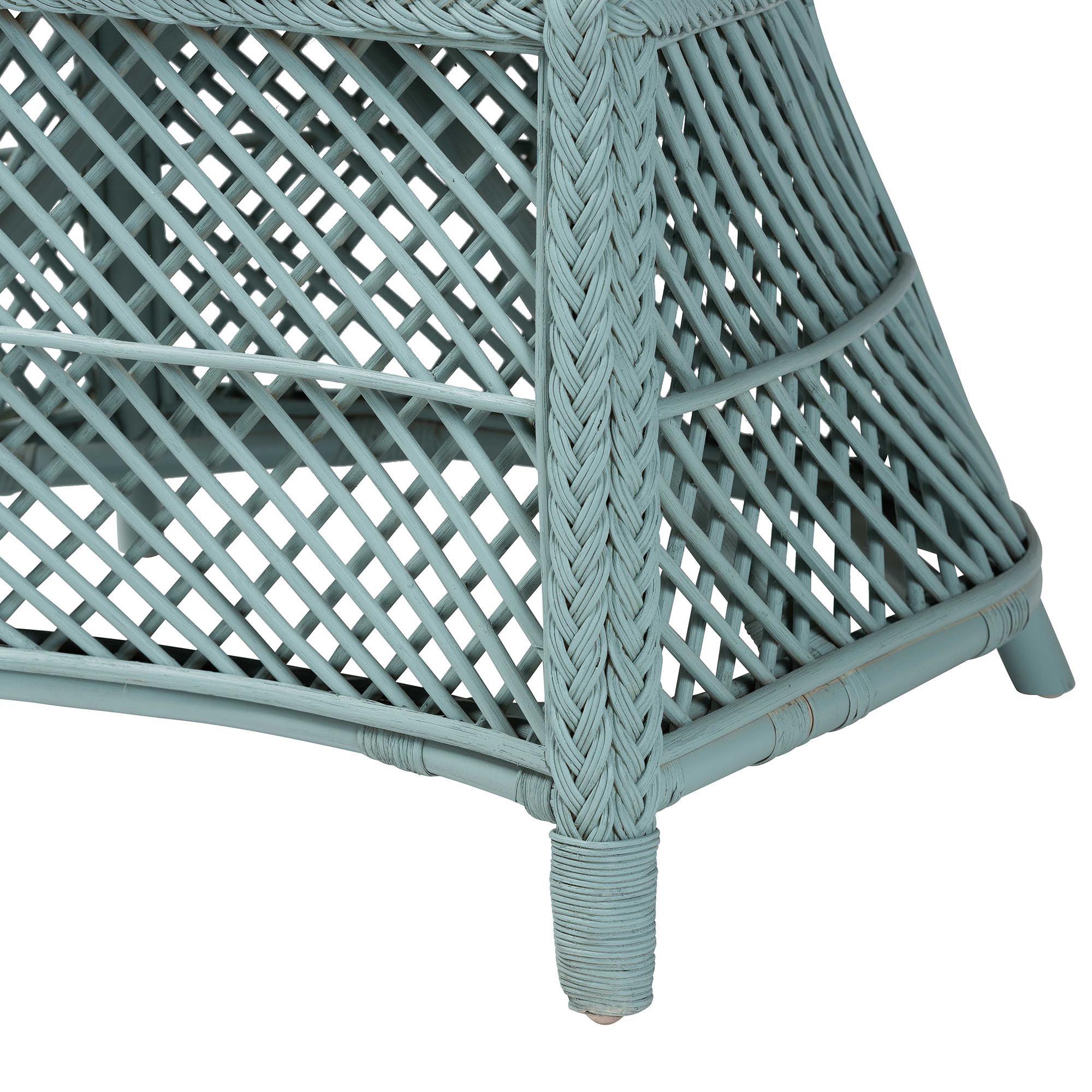 bali & pari Casilda Bohemian Braided Rattan Arm Chair
