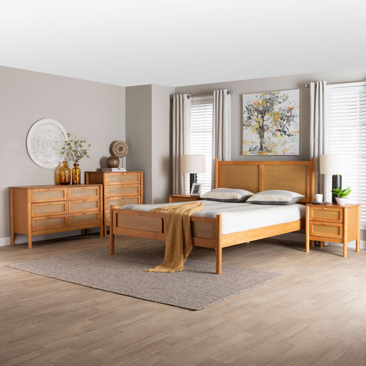 Jenn en Wood Japandi 5-Piece Bedroom Set