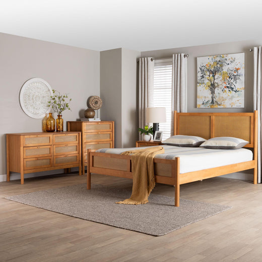 Jenn en Wood Japandi 4-Piece Bedroom Set