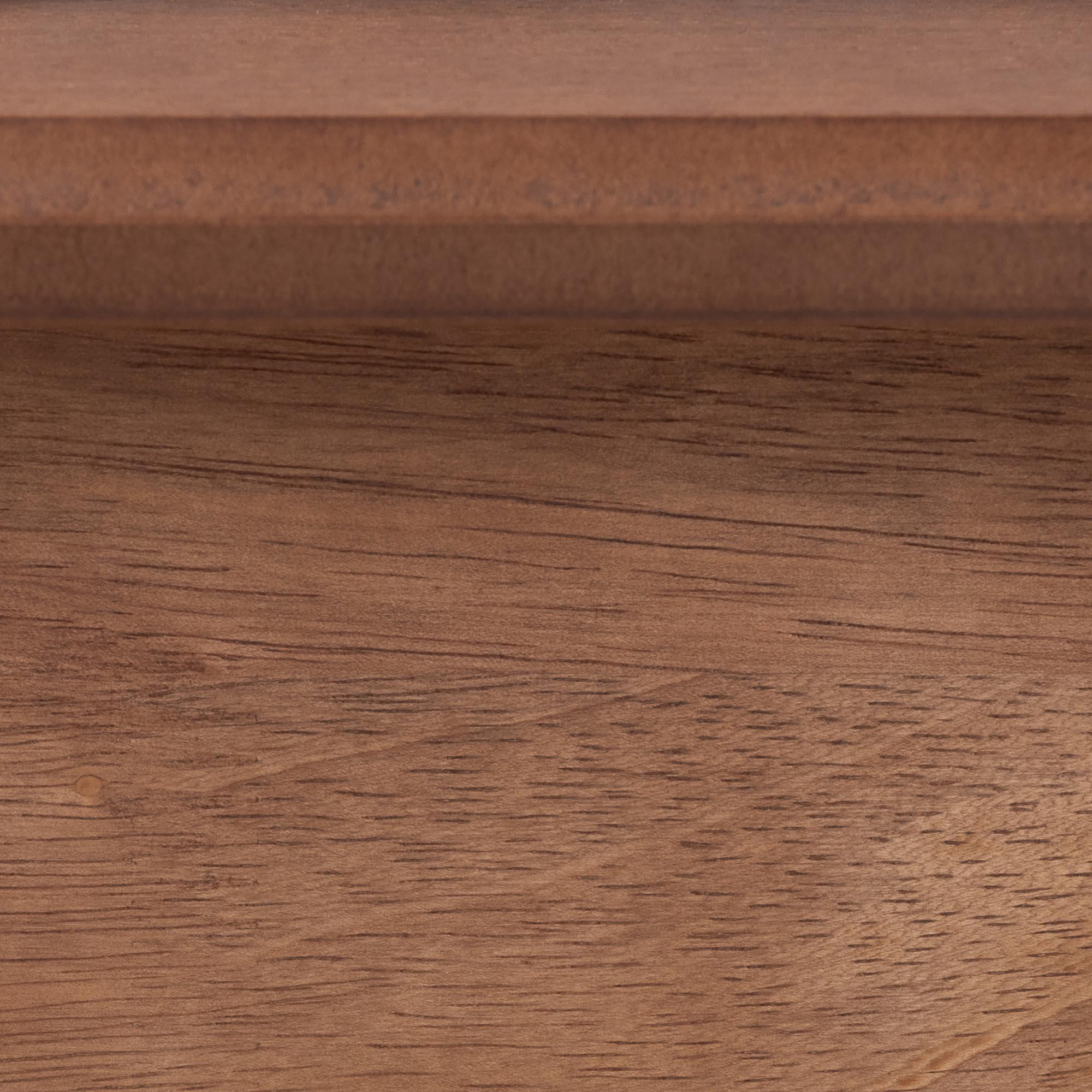 Elvina Mid-Century Transitional Ash Wood Platform Bed with Built-In Shelves