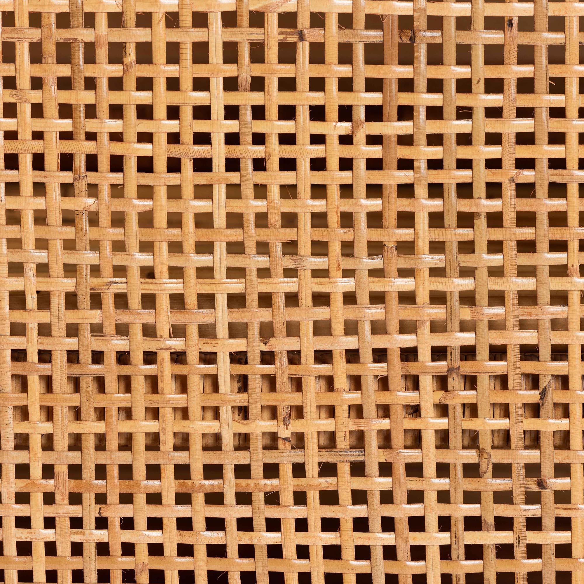 bali & pari Vivan Bohemian Honey Rattan and Mahogany Wood 3-Drawer Storage Cabinet