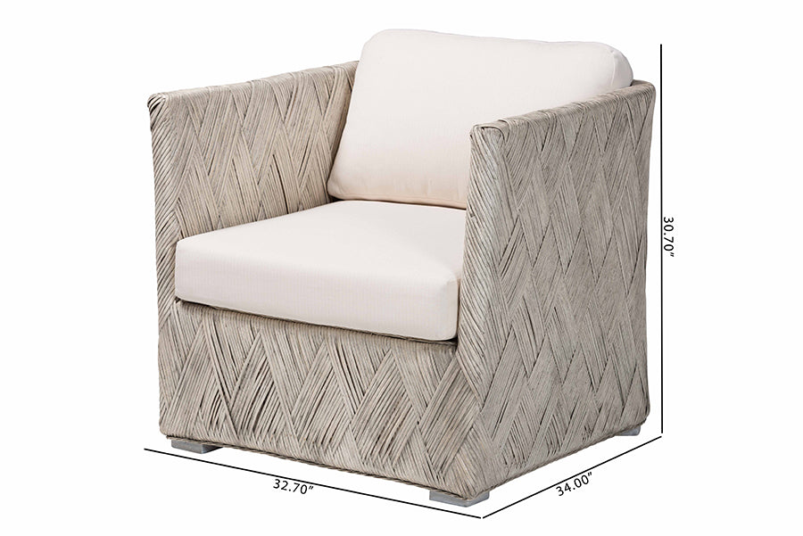 Bali & Pari Melbourne Rattan Lounge Chair