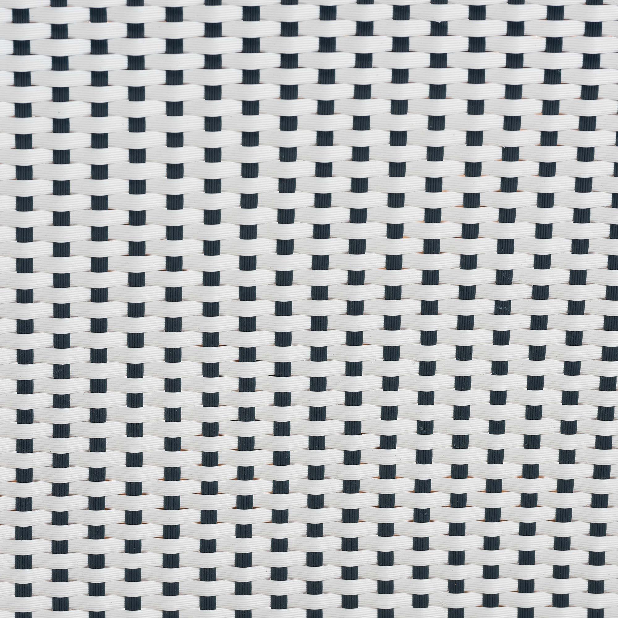 bali & pari Genica Classic French Two-Tone and Weaving and Rattan Bistro Chair