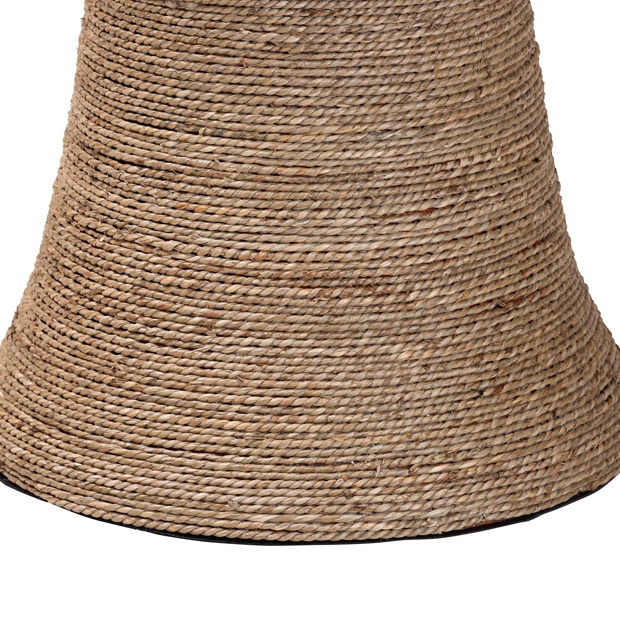 bali & pari Cady Japandi Seagrass Side Table