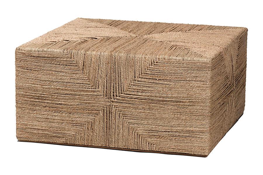 bali & pari Nakita Japandi Seagrass Coffee Table