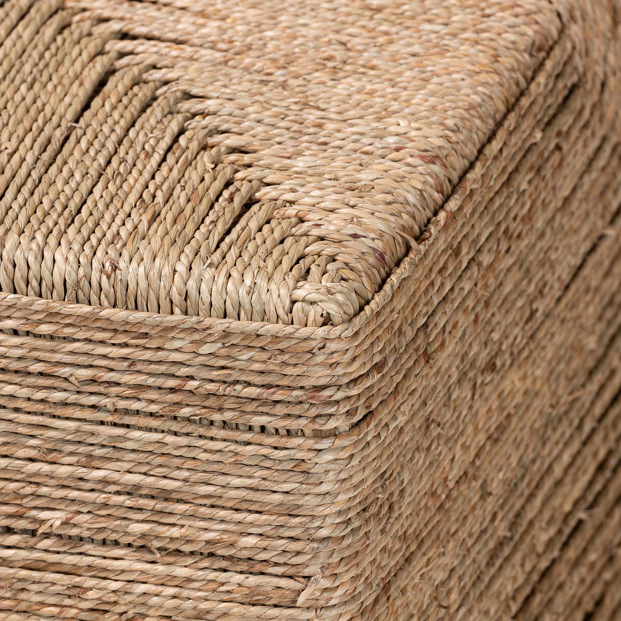 bali & pari Nakita Japandi Seagrass Coffee Table