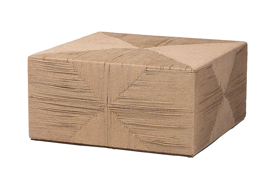 Bali & Pari Nakita Japandi Jute Coffee Table