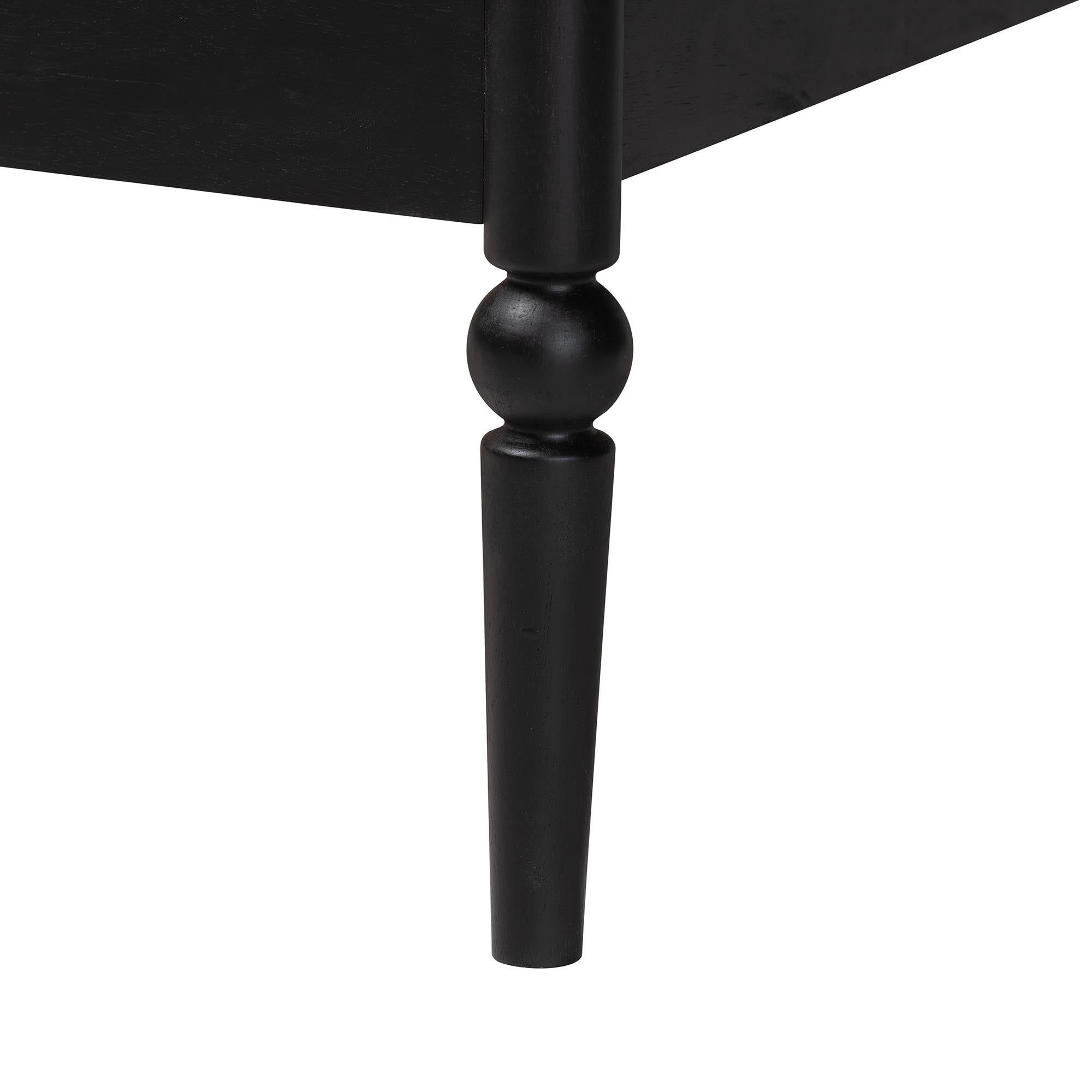 Lucera Mid-Century Bobbin Bed