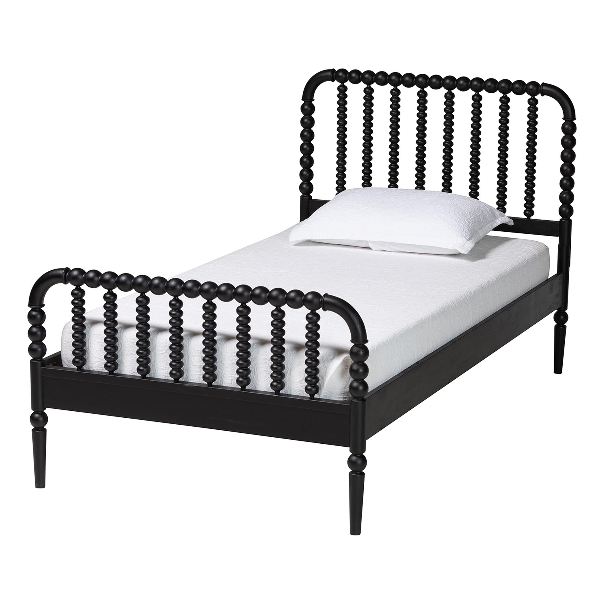 Lucera Mid-Century 3-Piece Bobbin Bedroom Set