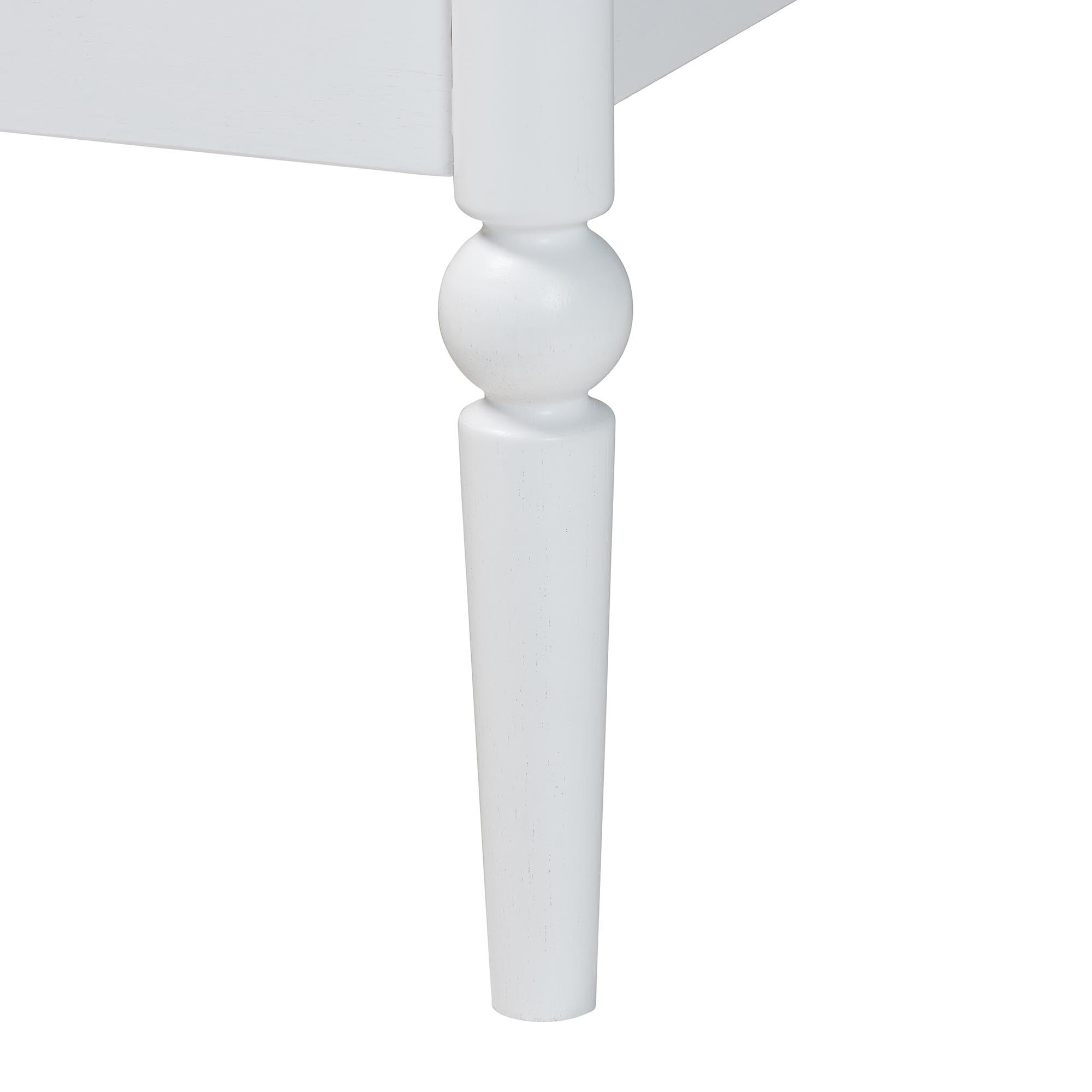 Lucera Mid-Century 4-Piece Bobbin Bedroom Set