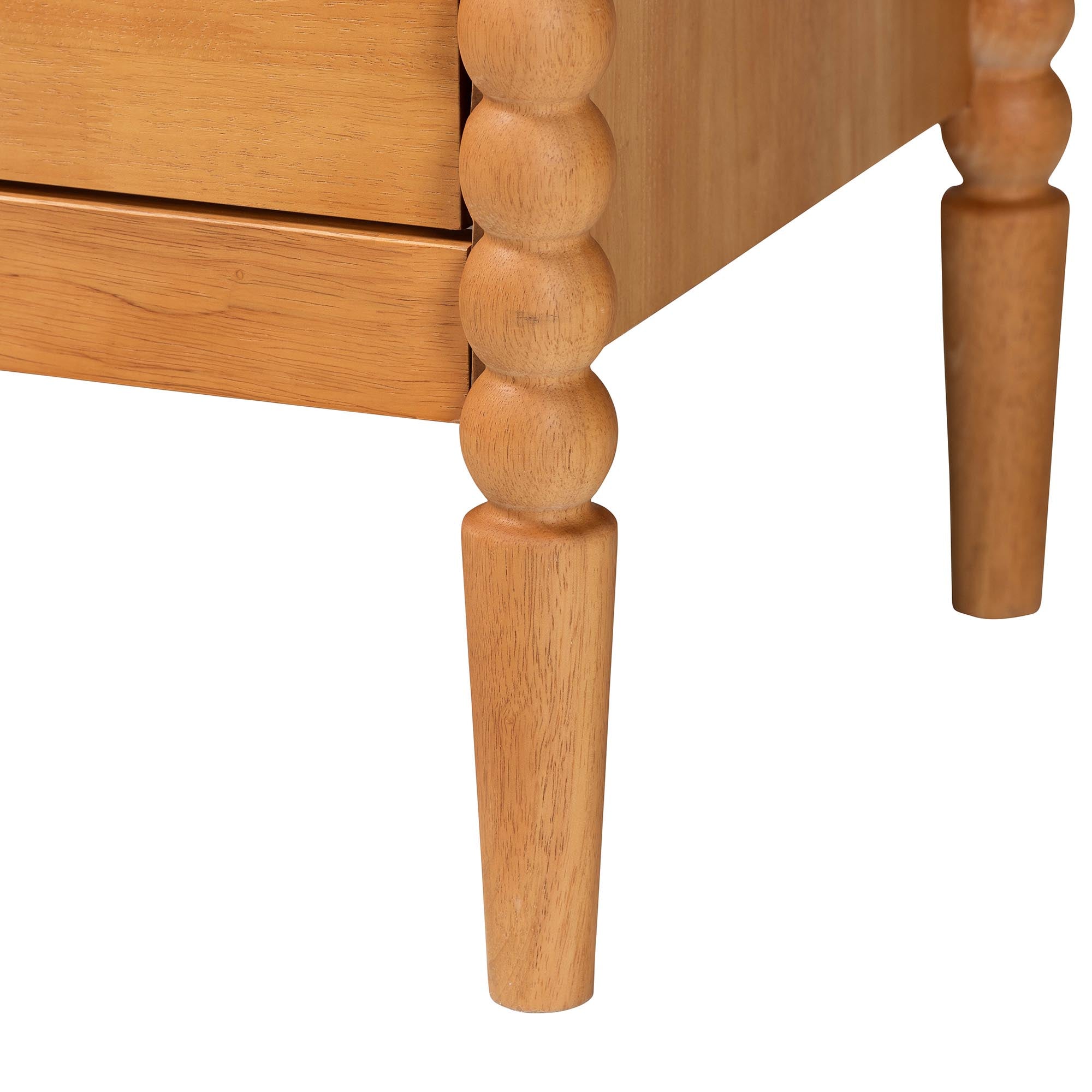 Lucera Mid-Century 4-Piece Bobbin Bedroom Set