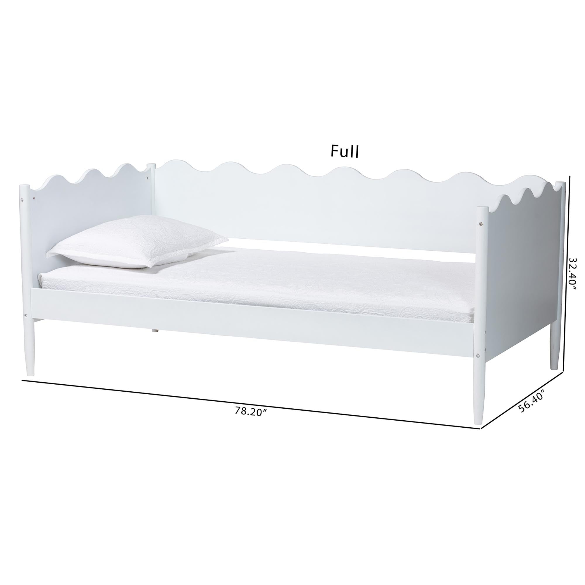 Malaya Modern Wood Daybed