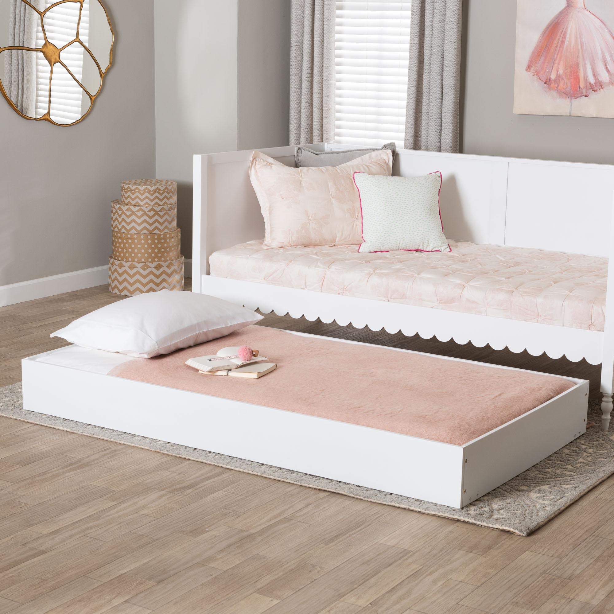 Roni Modern Wood Trundle