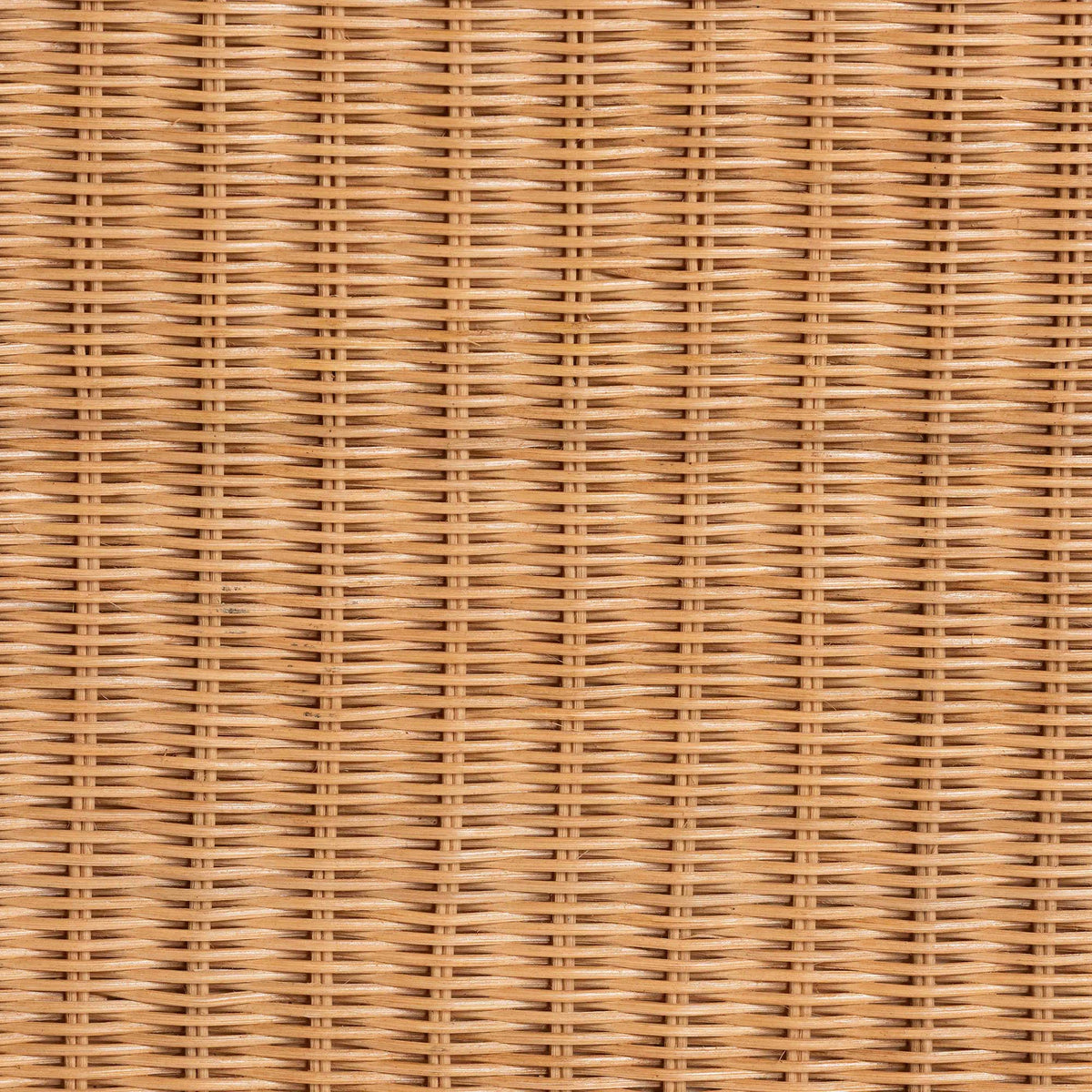 Bali & Pari Palm Scallop Rattan Ottoman