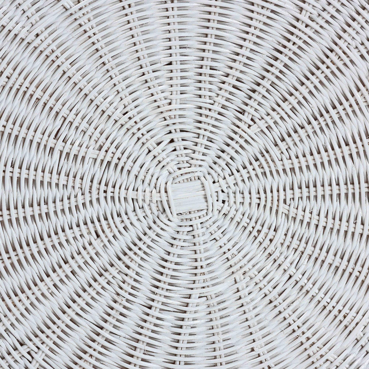 Bali & Pari Palm Scalloped Rattan Coffee Table