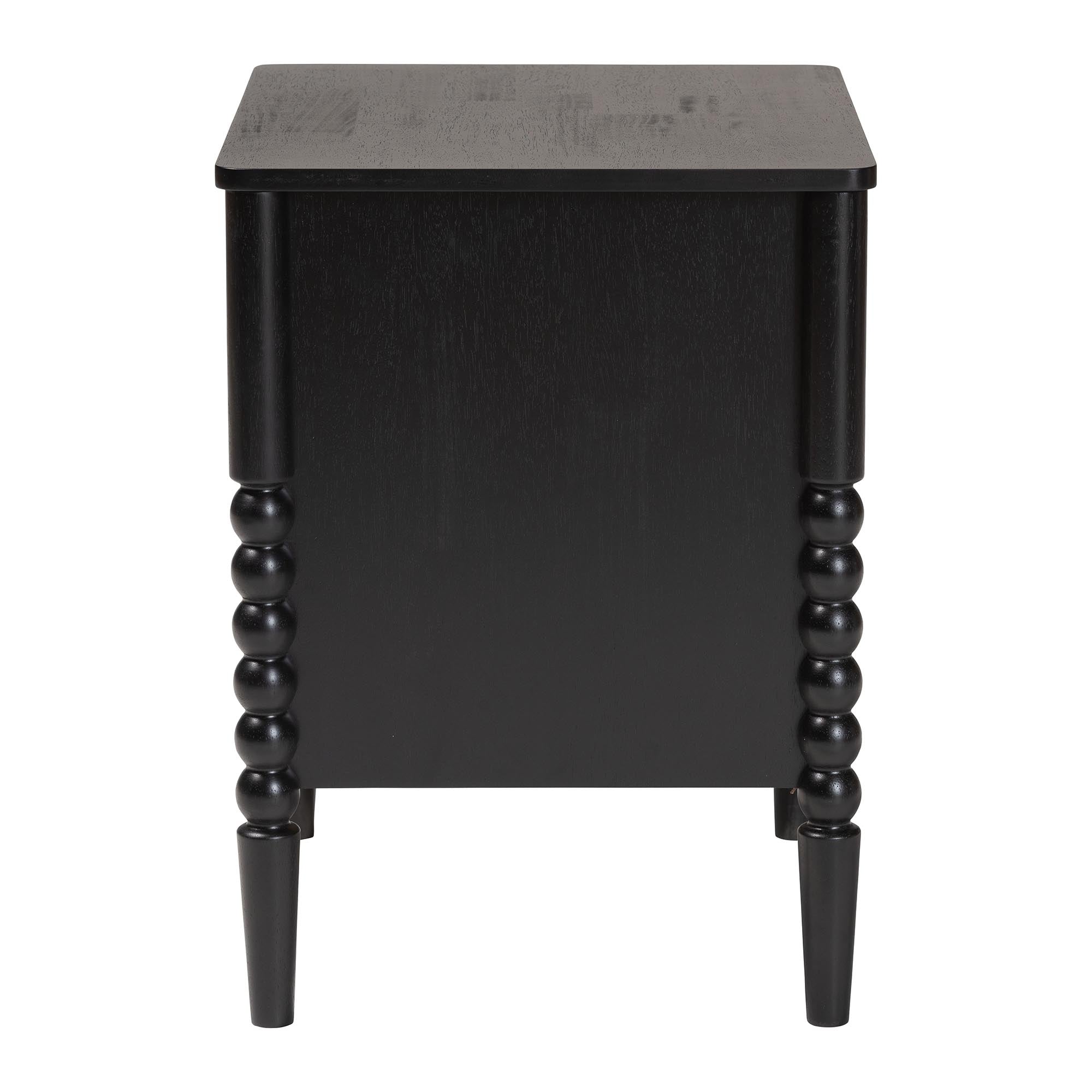 Lucera Mid-Century 2-Drawer Bobbin Nightstand