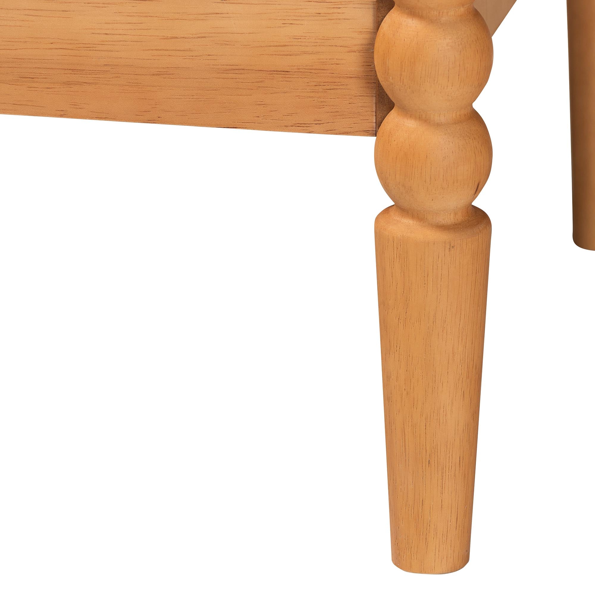 Lucera Mid-Century 2-Drawer Bobbin Nightstand