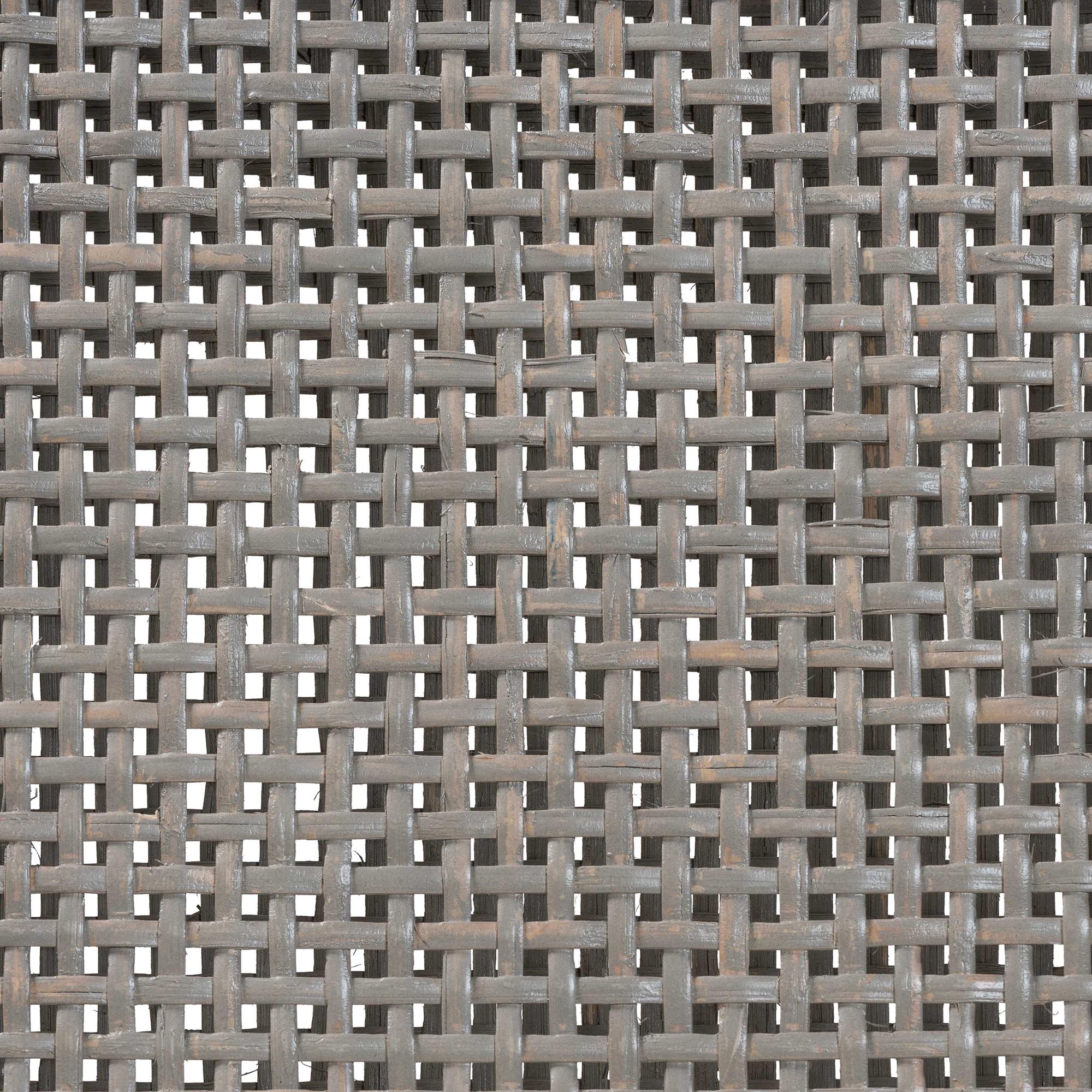 bali & pari Karis Rattan Dining Chair with Cushion - Handwoven Wicker Armchair with Mahogany Wood Frame, Coastal Boho Style Indoor Seating, French