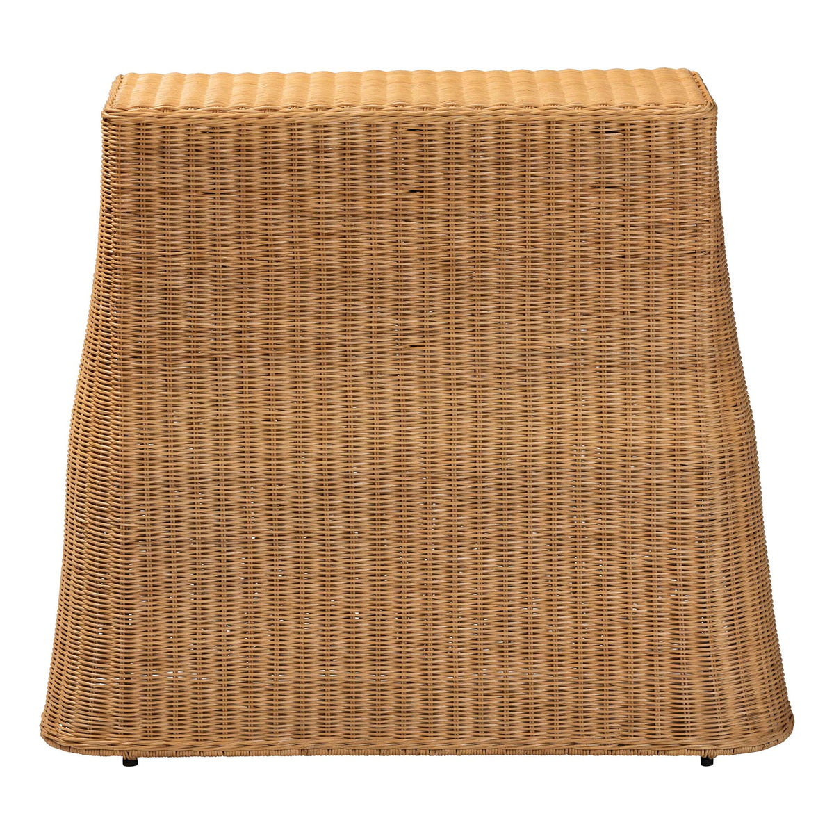 Bali & Pari Palm Scallop Rattan Console Table