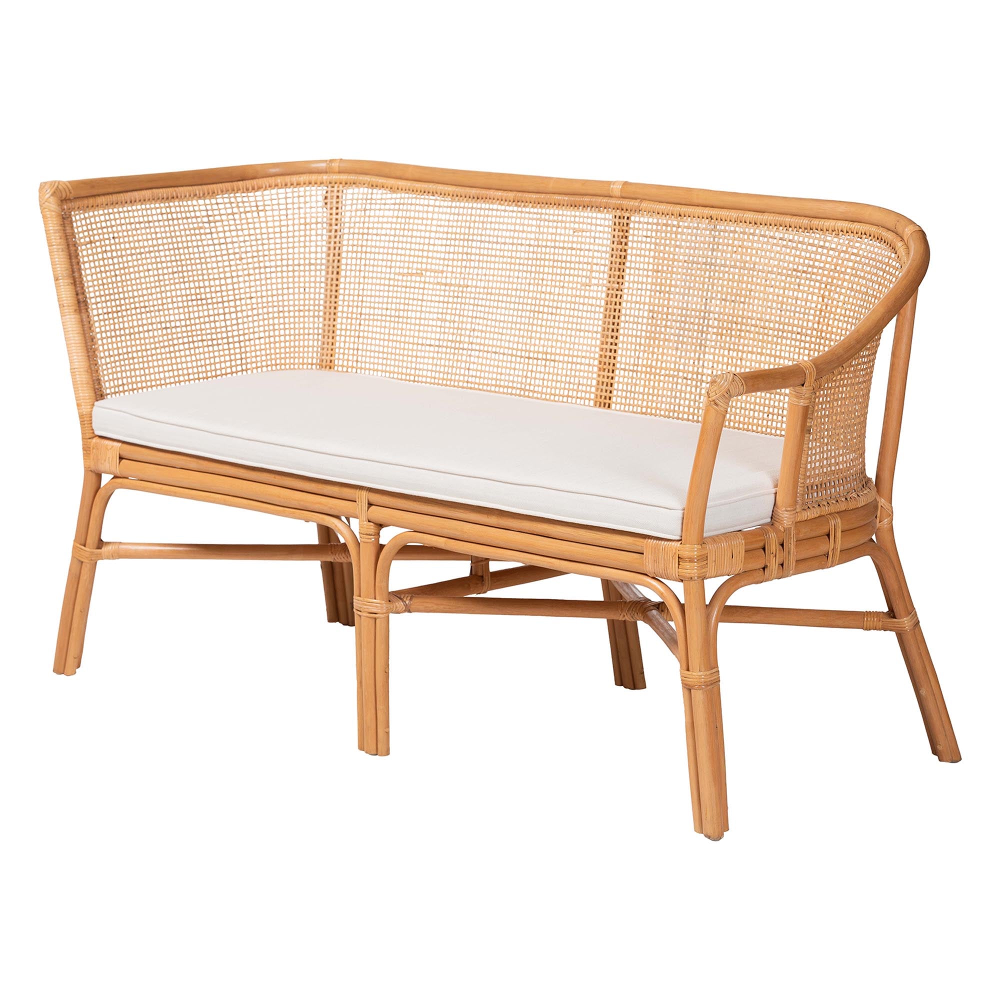 Bali & Pari Adede 2-Piece Rattan Corner Bench Set