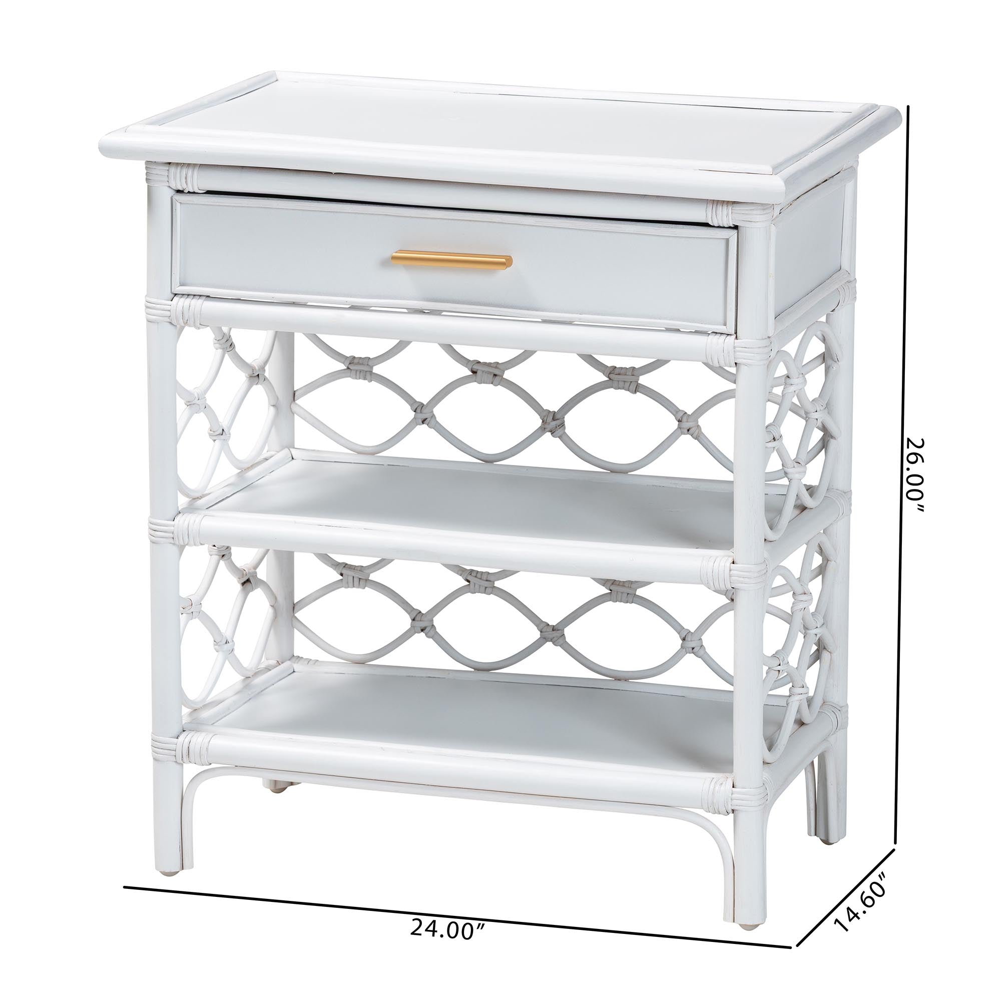 Bali & Pari Akane Rattan Nightstand