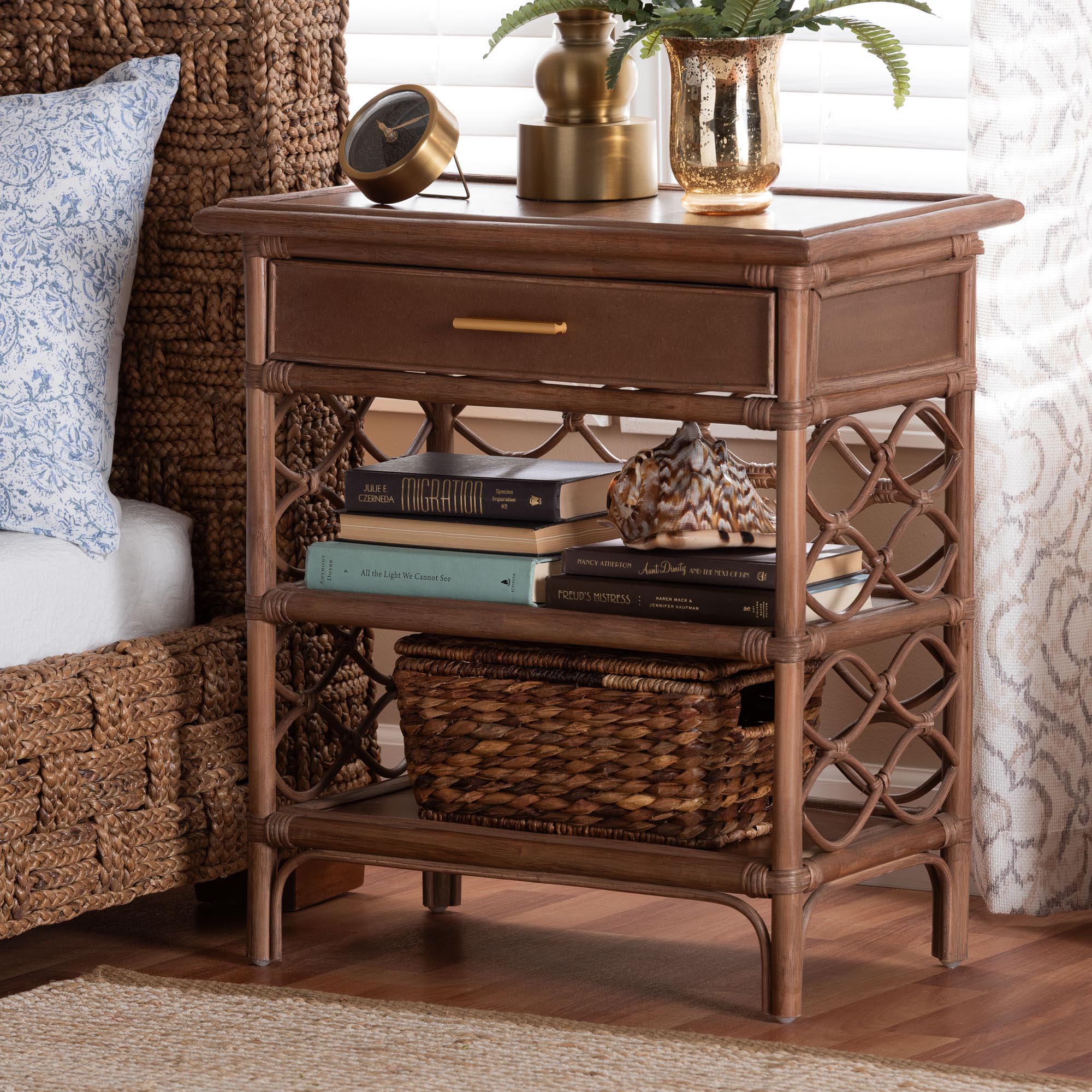 Bali & Pari Akane Rattan Nightstand