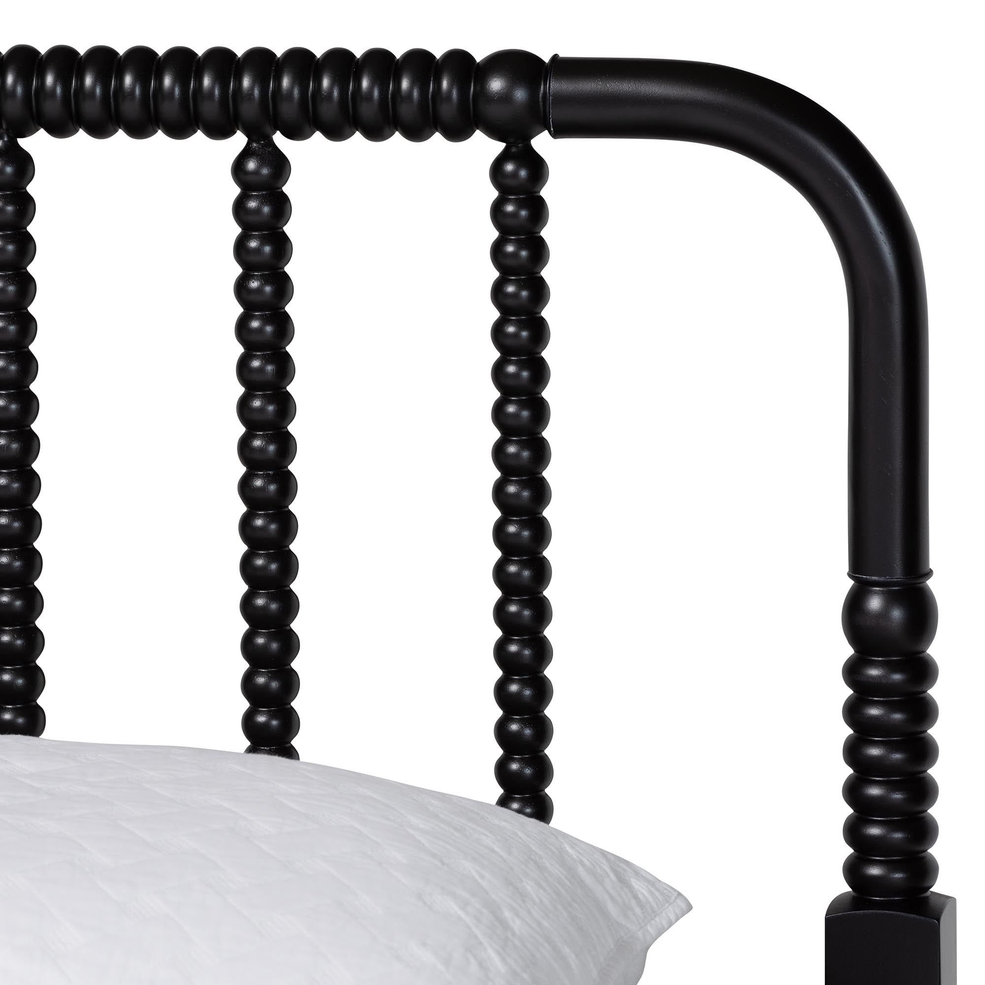 Braith Farmhouse Spindle Wood Platform Bed