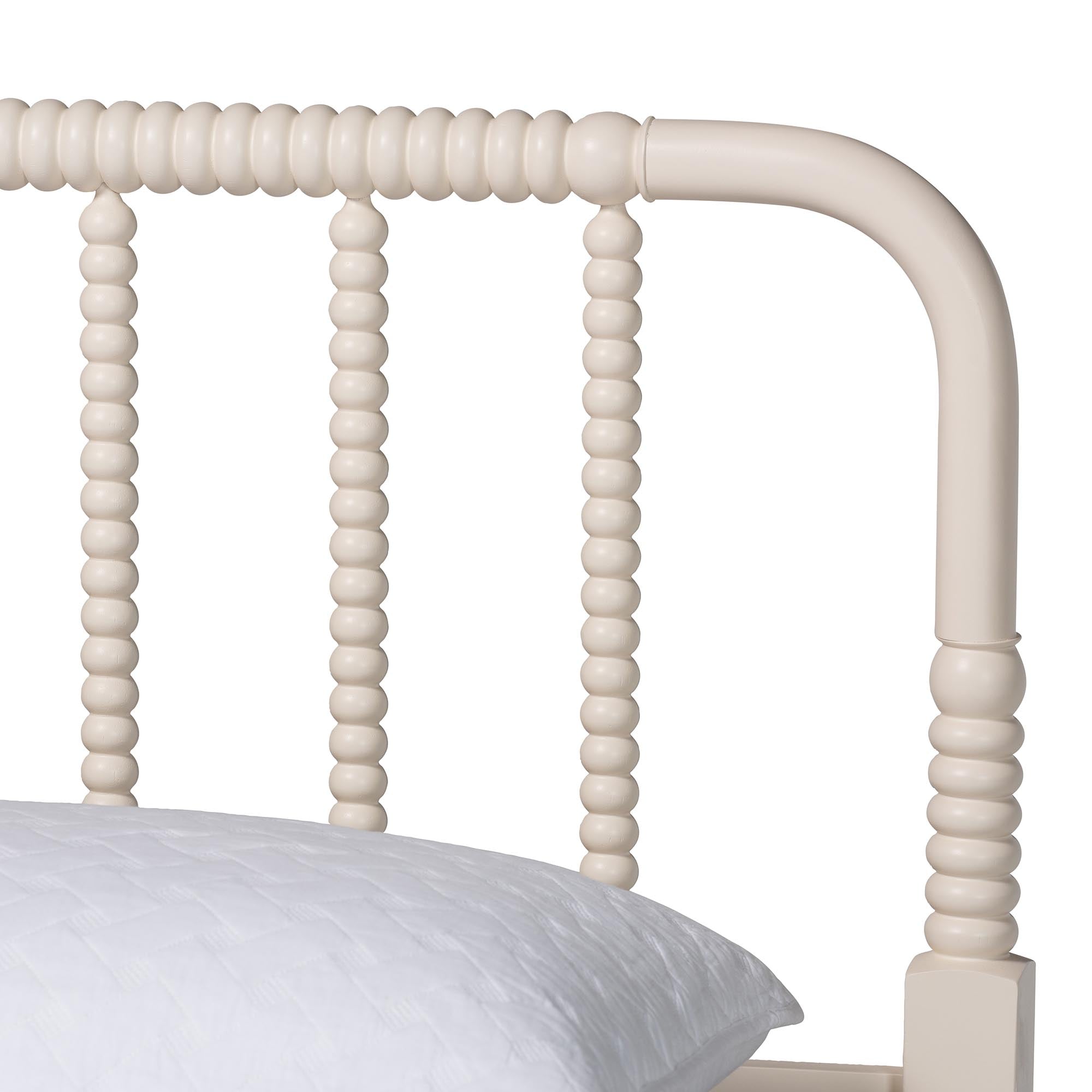 Braith Farmhouse Spindle Wood Platform Bed