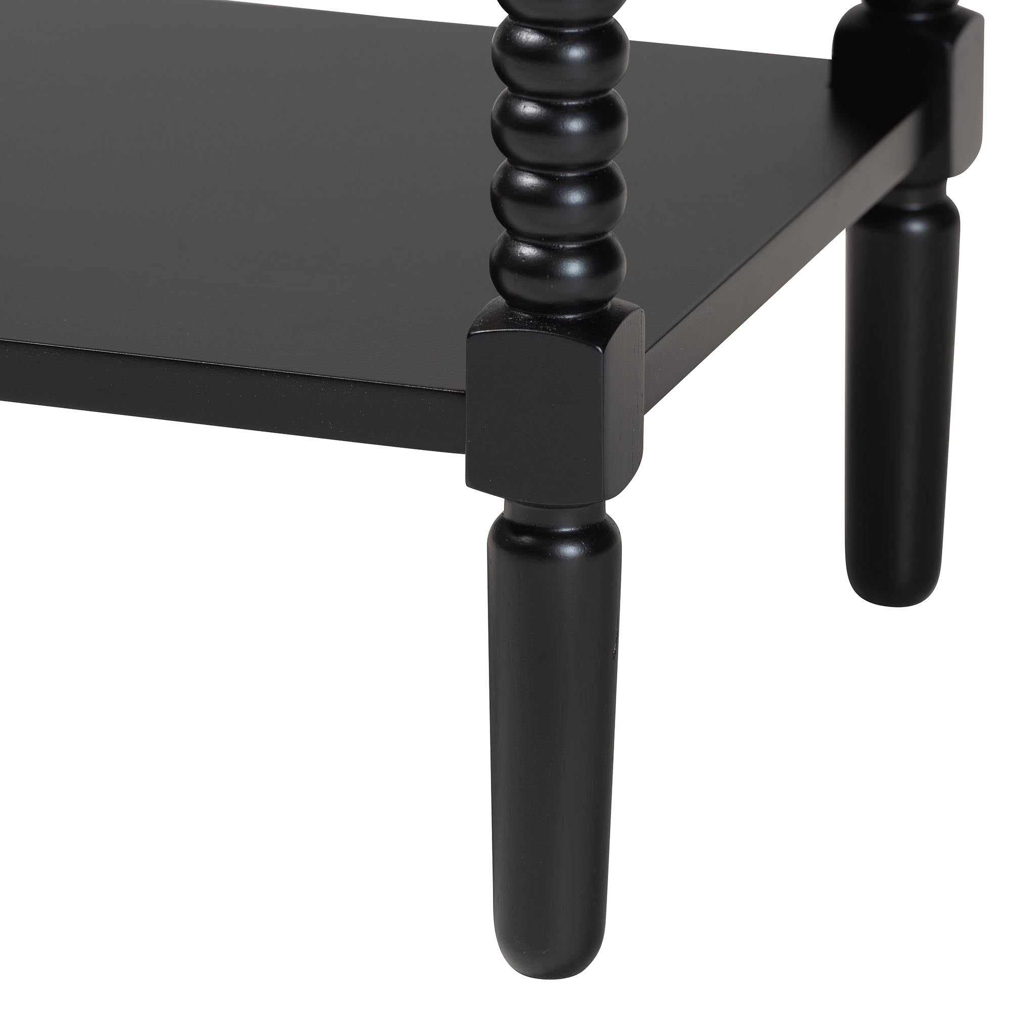 Braith Farmhouse Spindle Wood 1-Drawer Nightstand