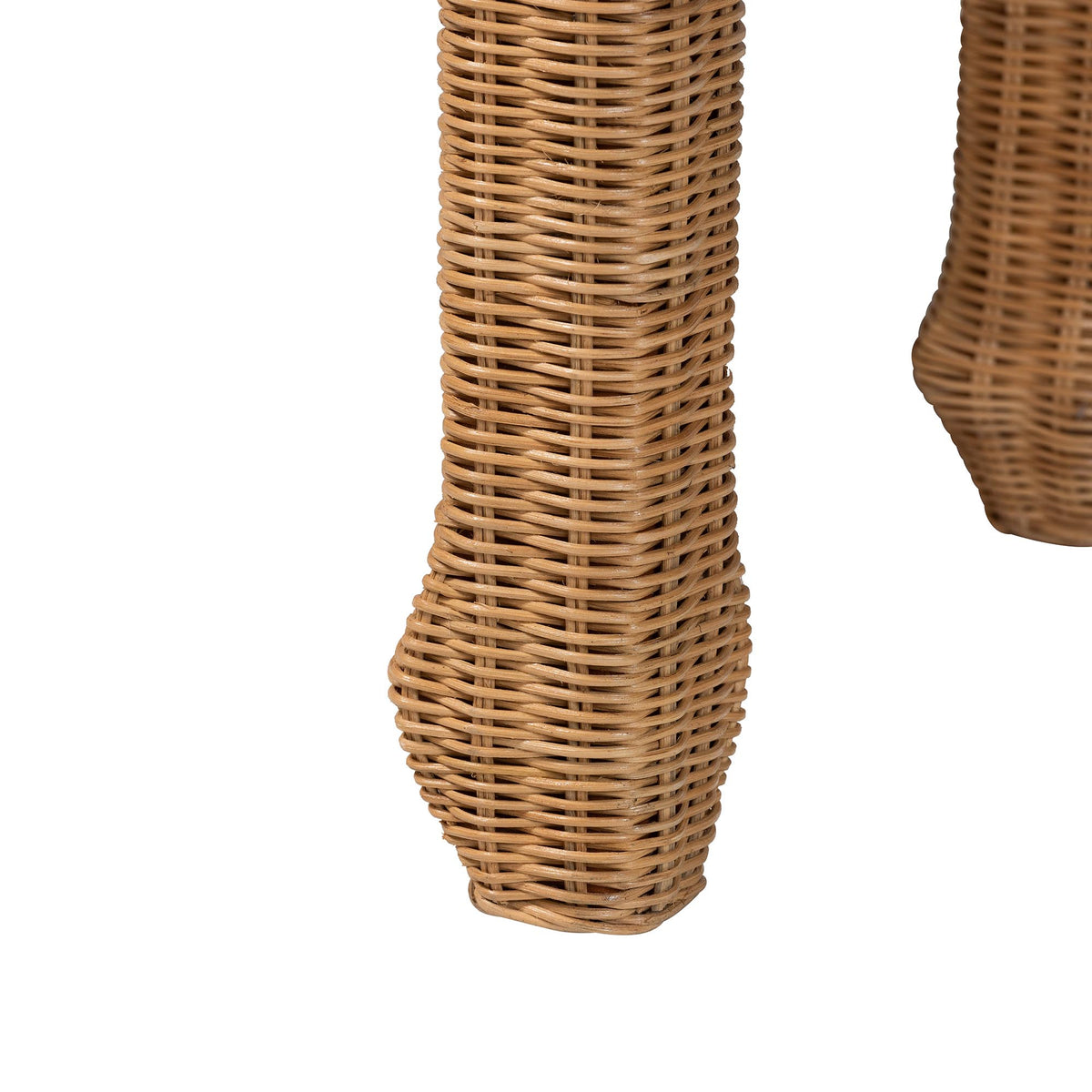 Bali & Pari Abena Handwoven Rattan Console Table
