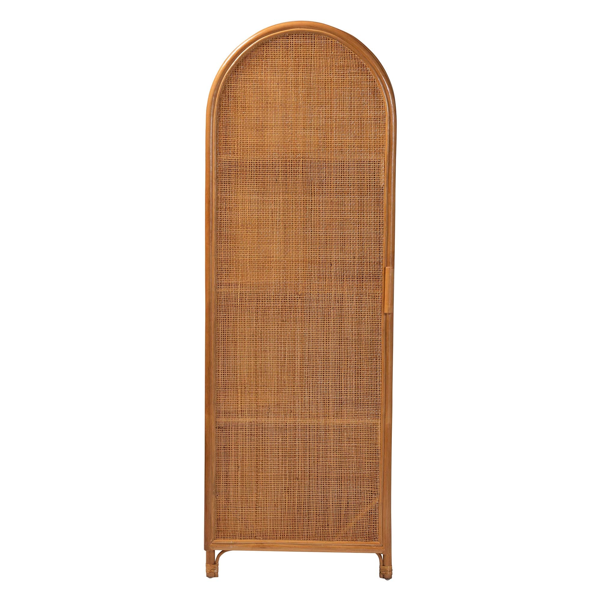 Bali & Pari Paloma Arched Rattan Accent Cabinet