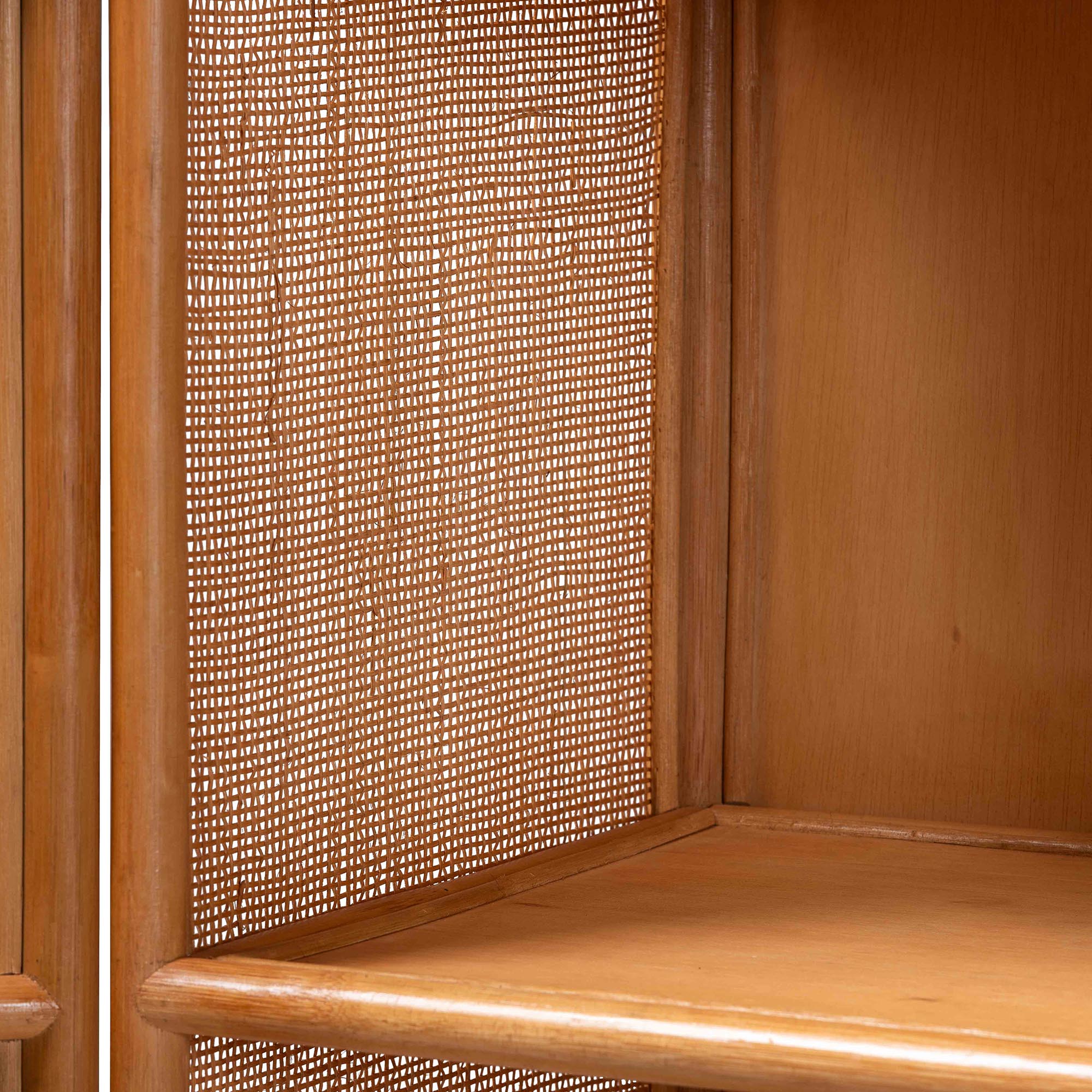 Bali & Pari Paloma Arched Rattan Accent Cabinet
