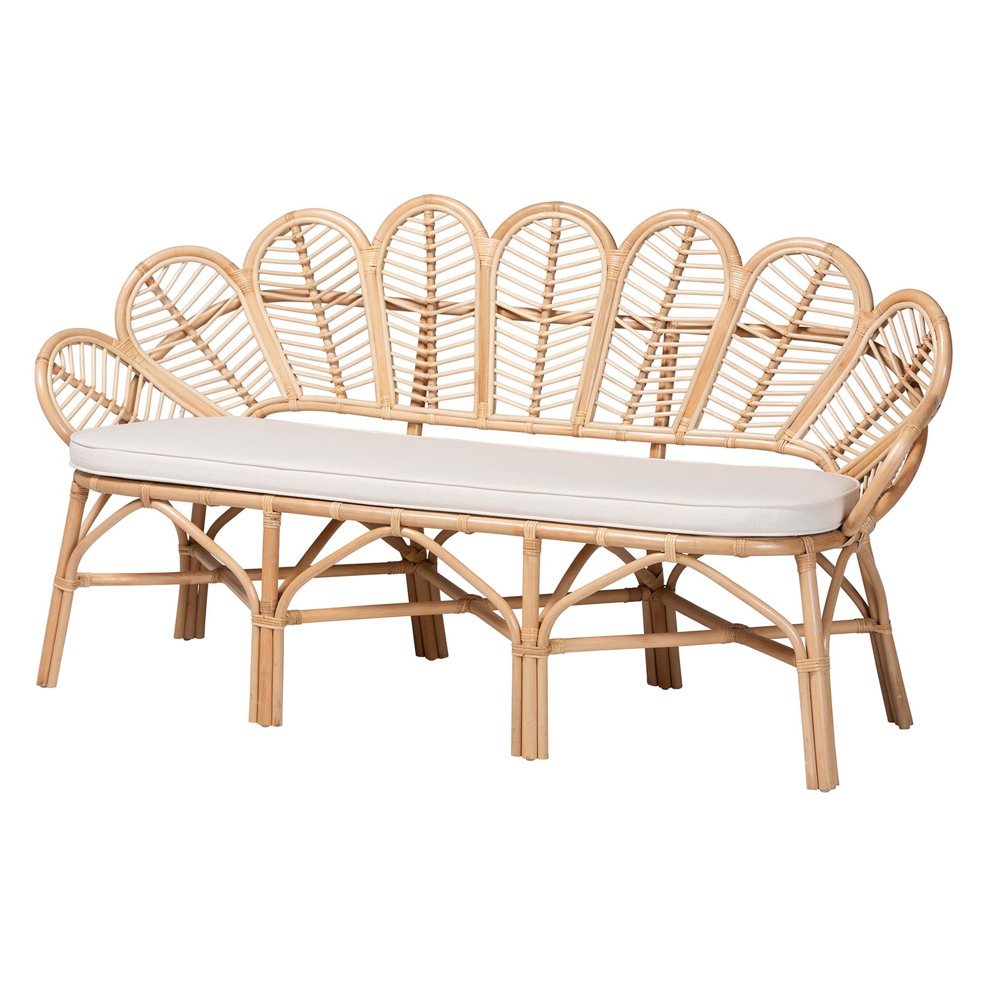 Bali & Pari Eliava Rattan Accent Bench