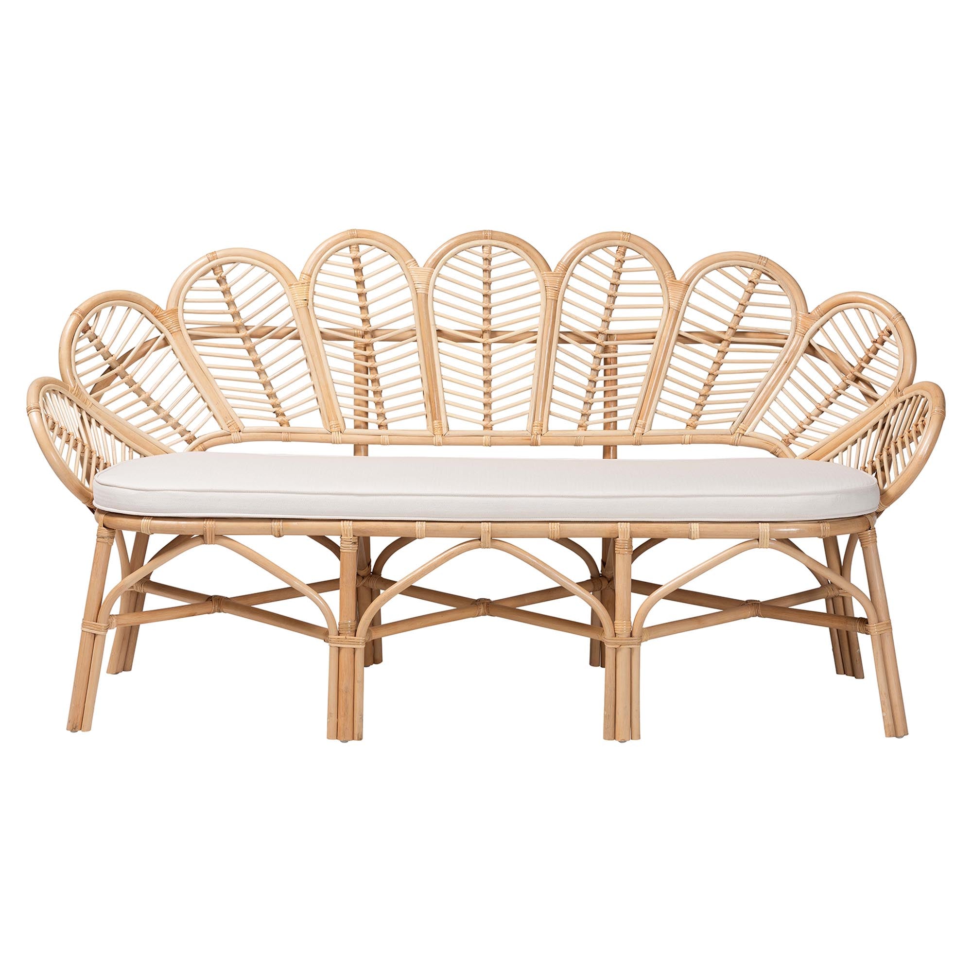 Bali & Pari Eliava Rattan Accent Bench