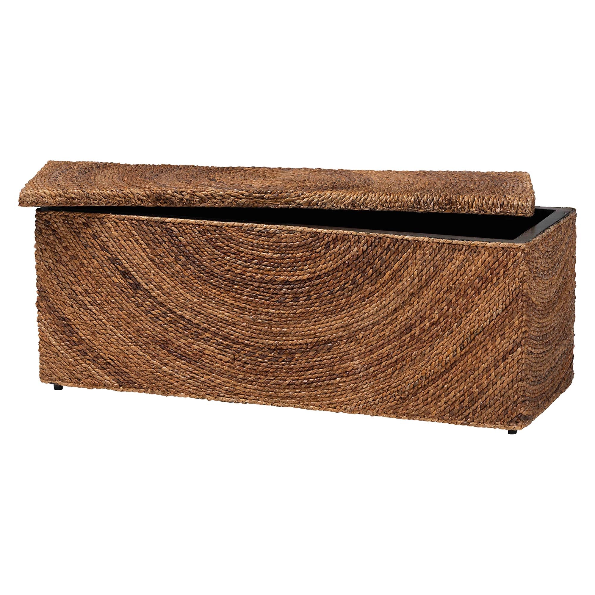 Bali & Pari Verino Handwoven Seagrass Storage Bench