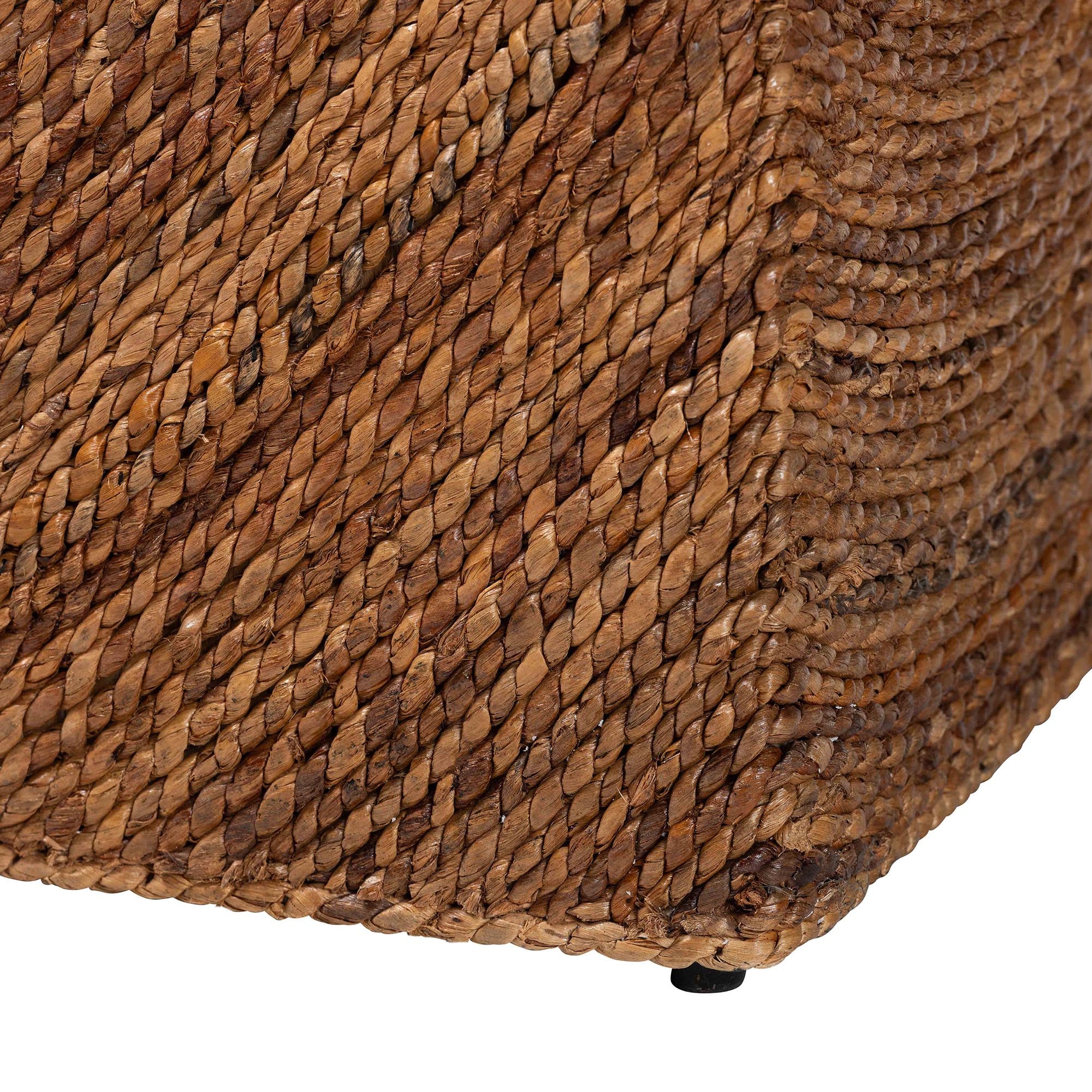 Bali & Pari Verino Handwoven Seagrass Storage Bench