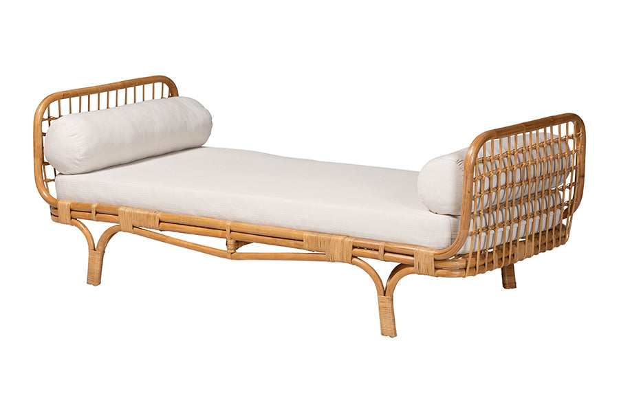 Bali & Pari Aiko Handwoven Rattan Daybed