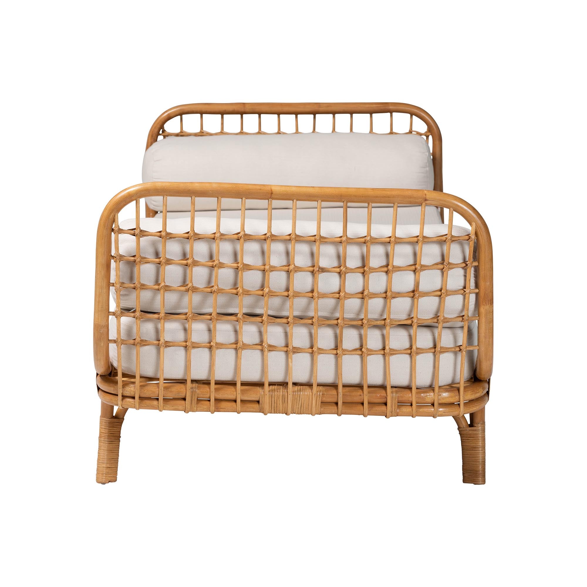 Bali & Pari Aiko Handwoven Rattan Daybed