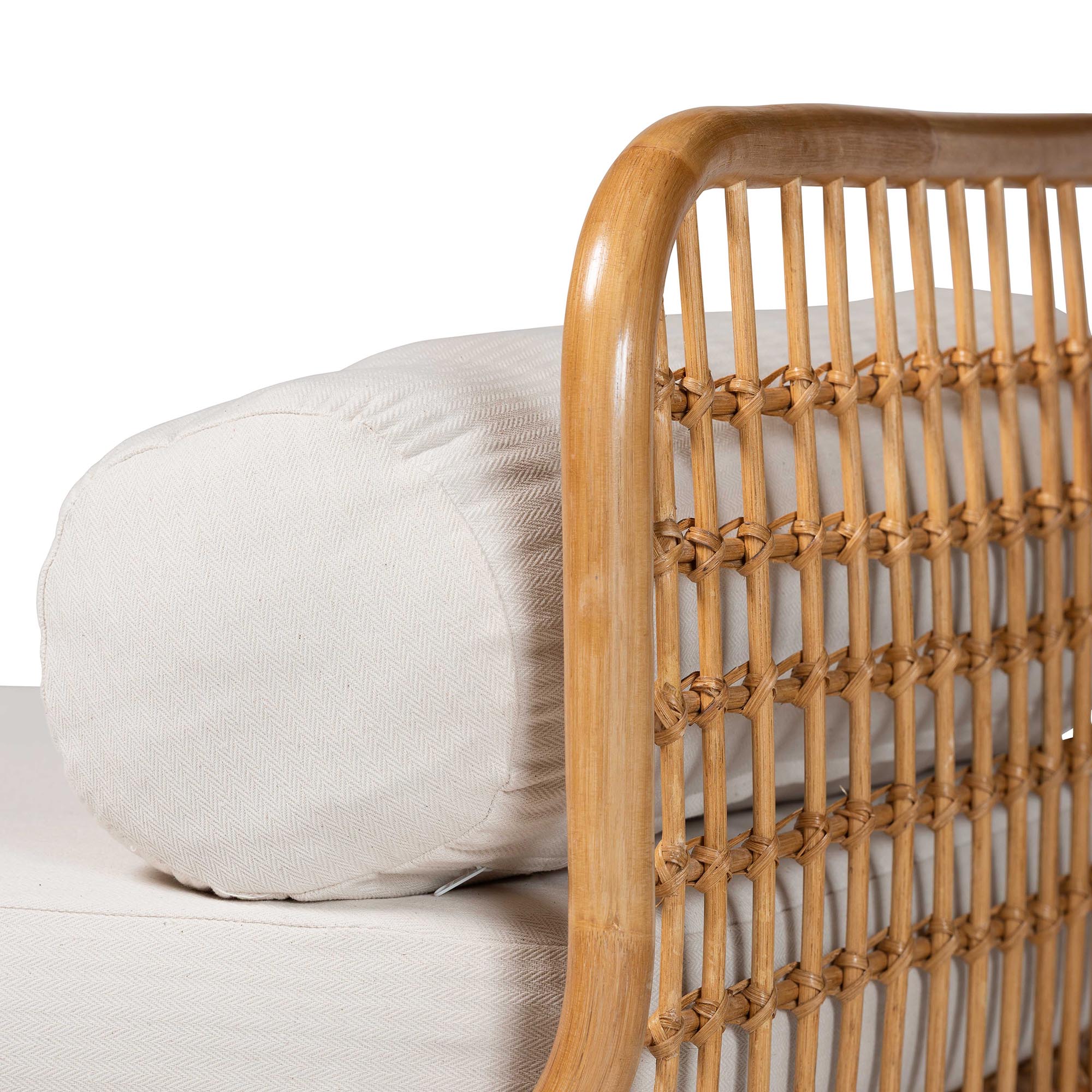 Bali & Pari Aiko Handwoven Rattan Daybed