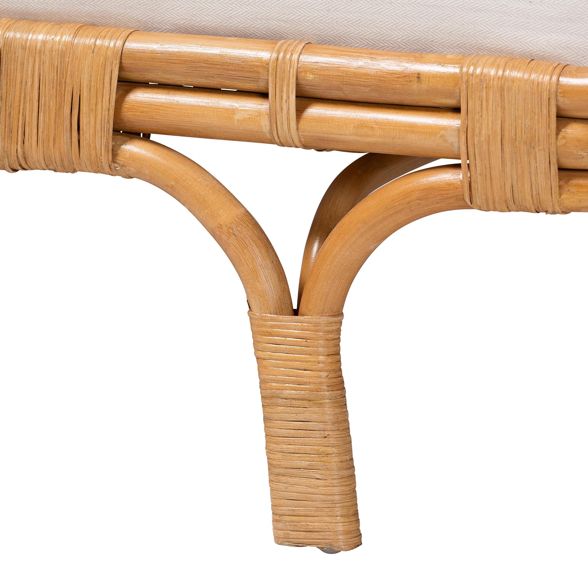 Bali & Pari Aiko Handwoven Rattan Daybed
