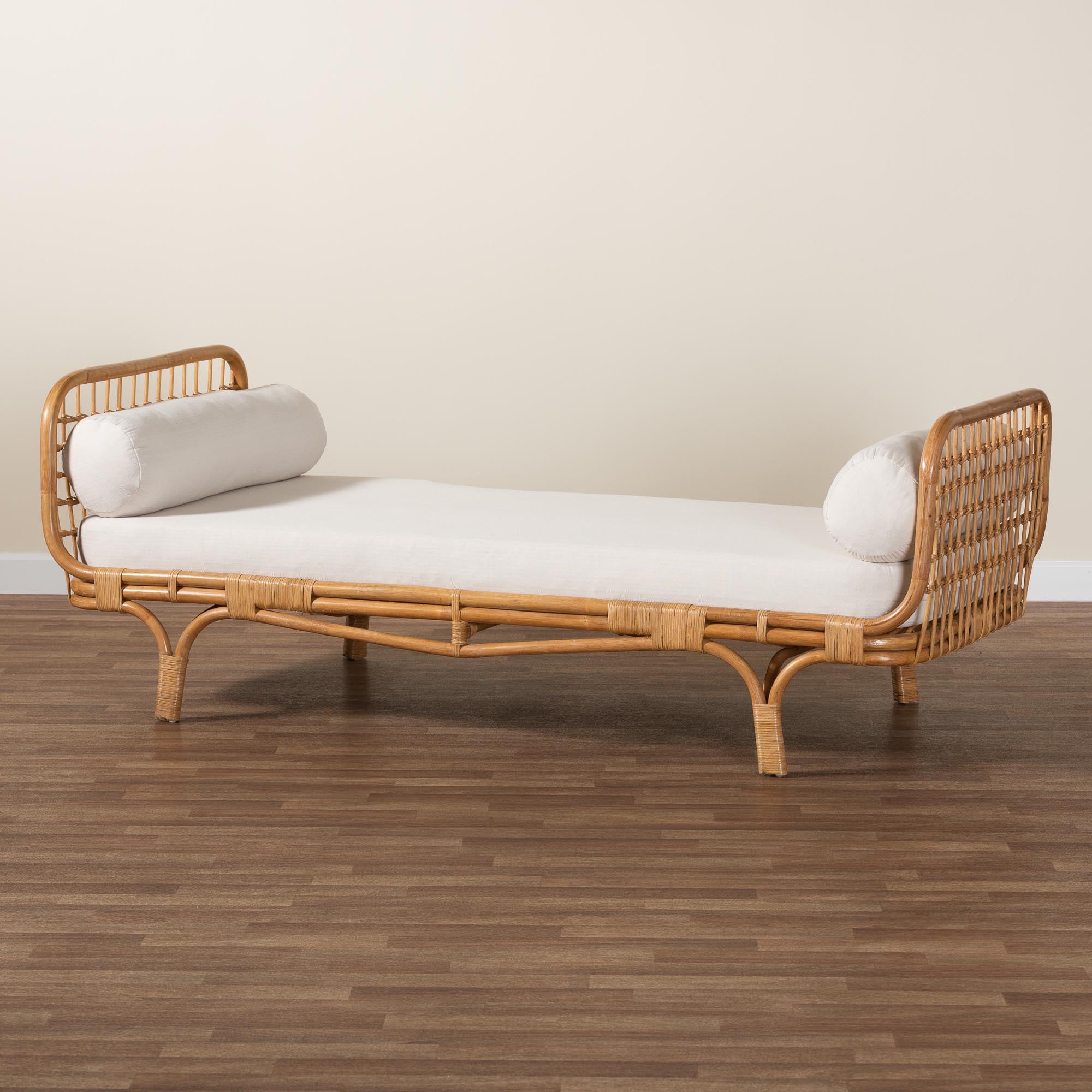 Bali & Pari Aiko Handwoven Rattan Daybed