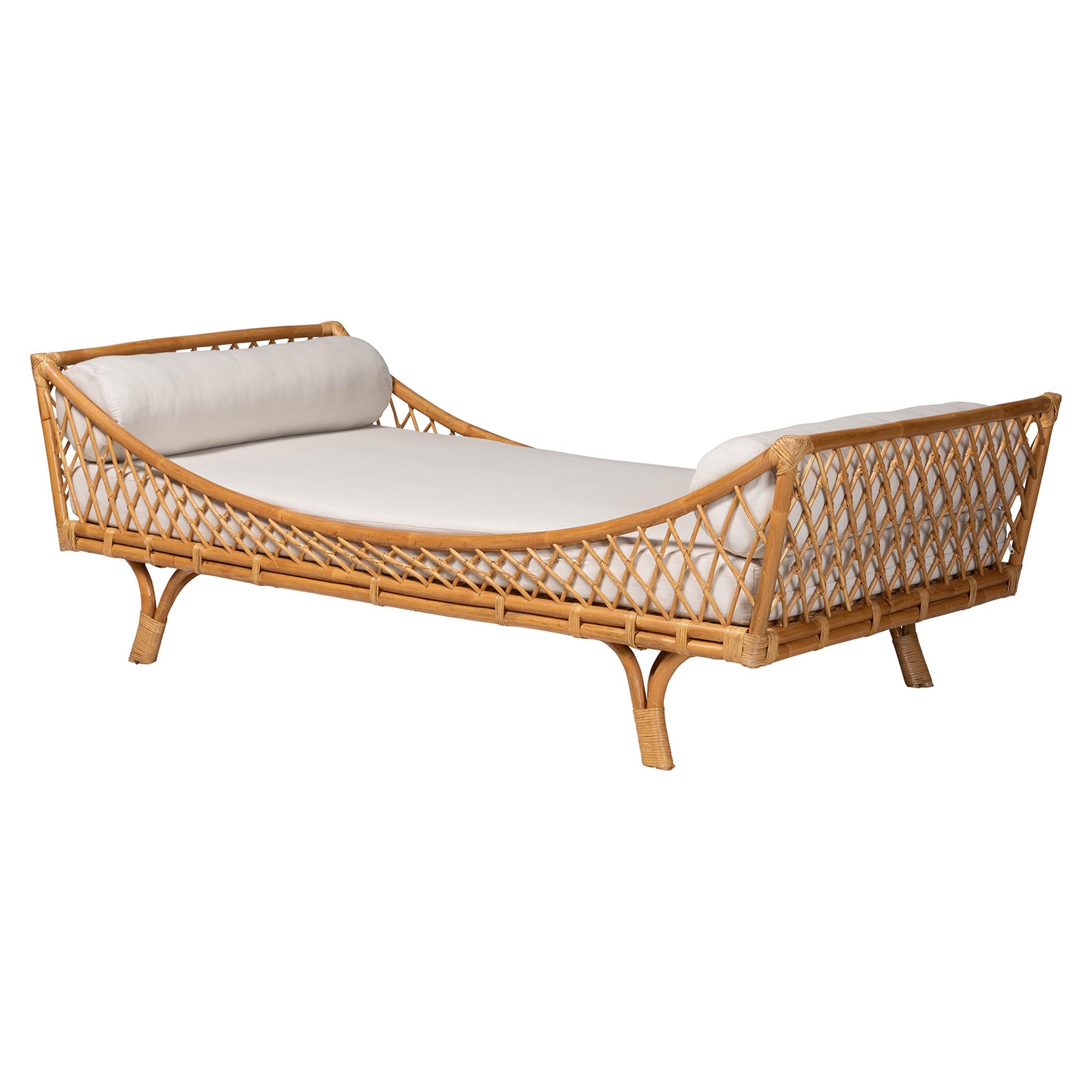 Bali & Pari Akemi Handwoven Rattan Daybed